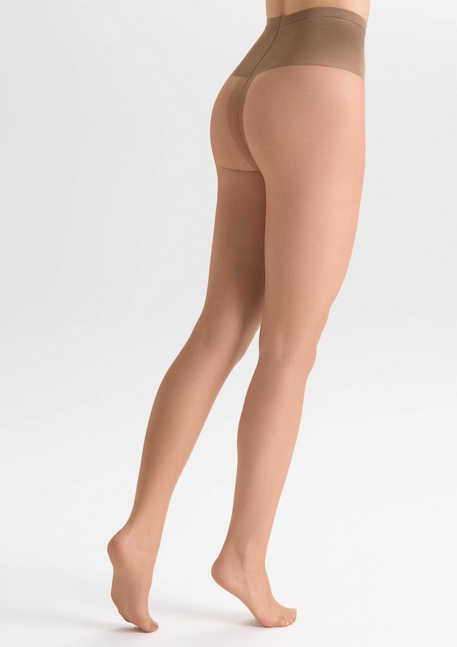 Класичні жіночі колготки тонкі з шовковим ефектом Marilyn silk 15 den 1/2