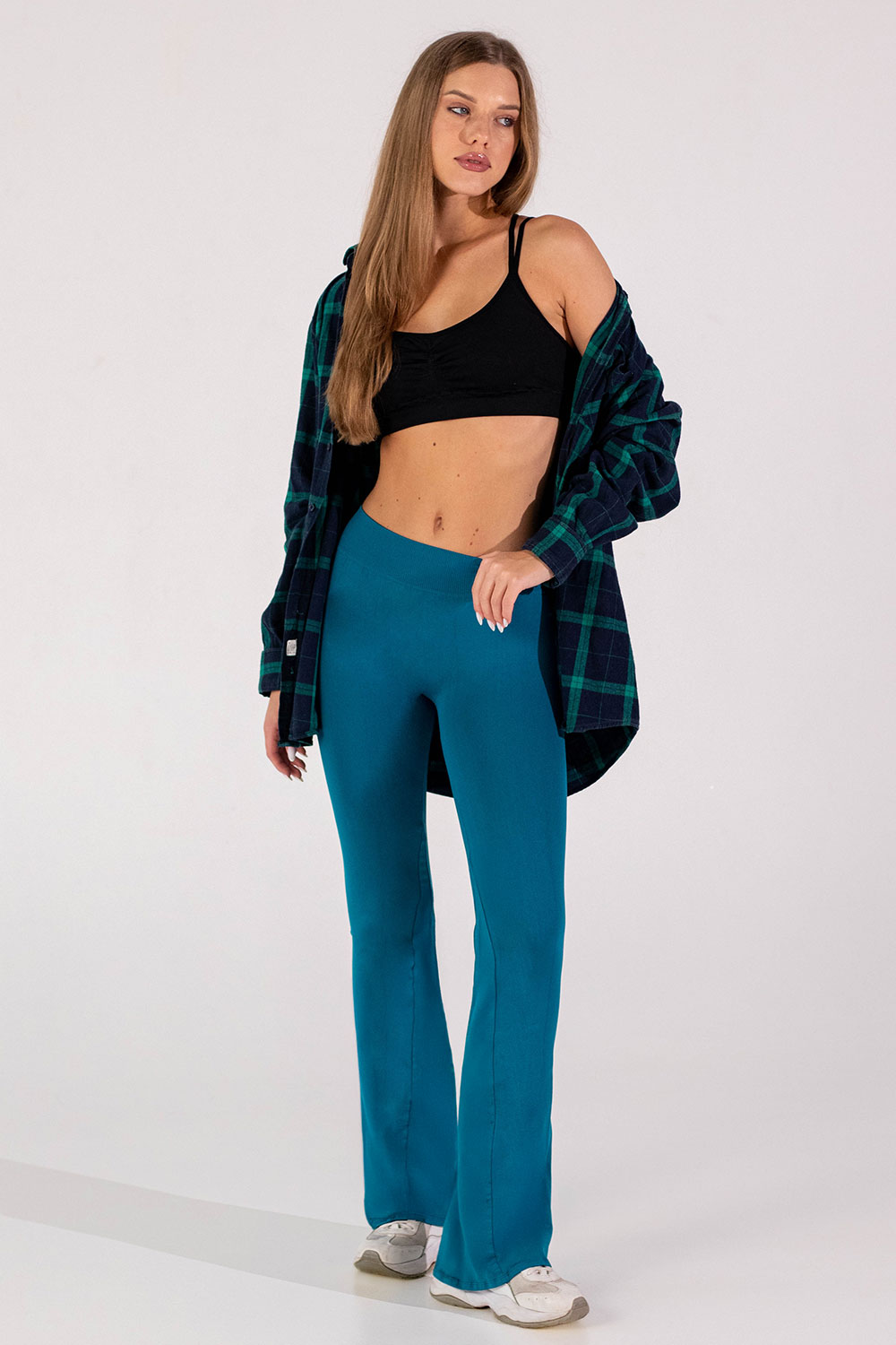 Легінси жіночі кльош FLEXIT FLEXING LEGGINGS JIVE з заниженою посадкою XXS/XS
