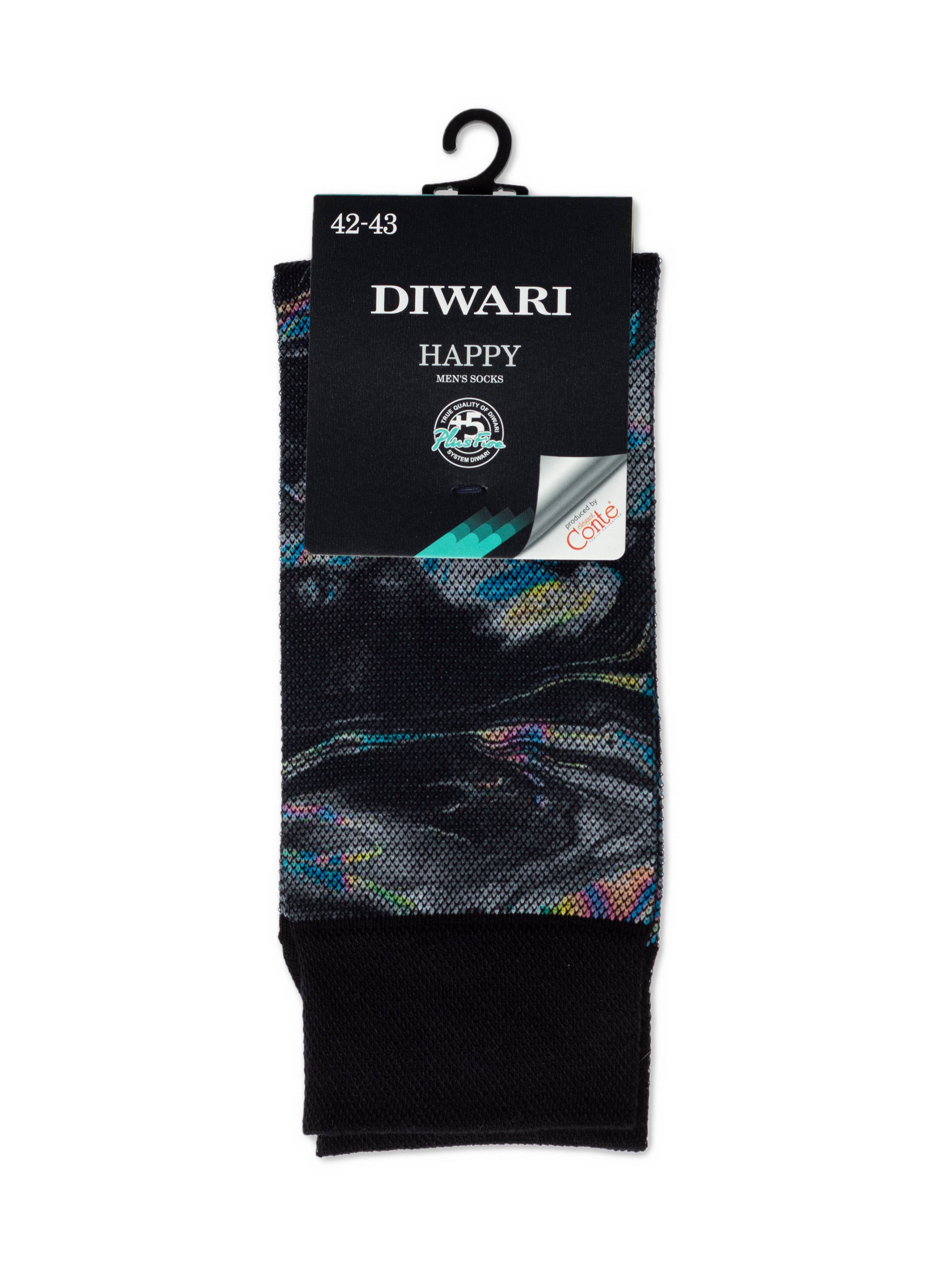Шкарпетки чол. DW HAPPY 20С-202СП, р.29, 151 чорний