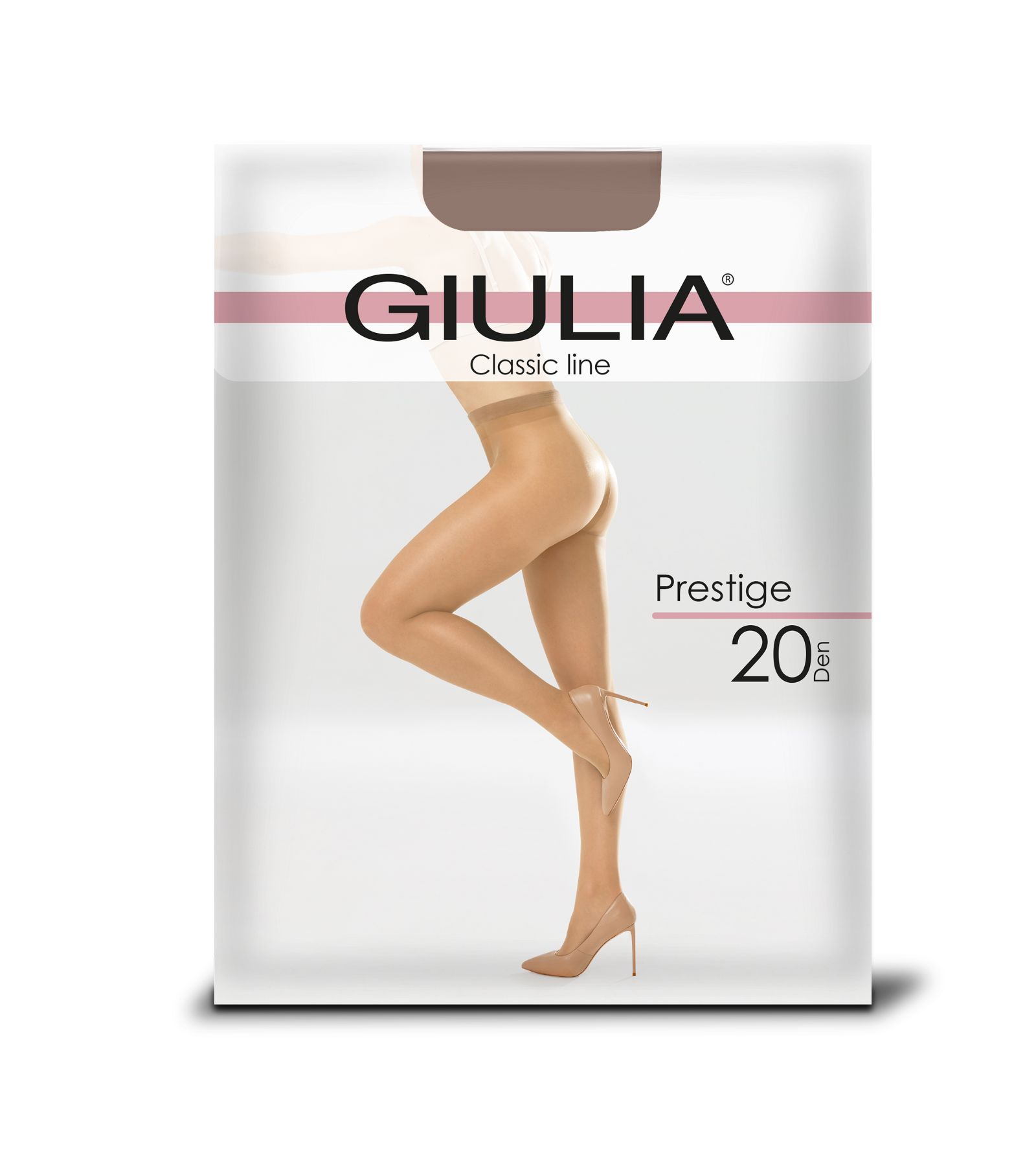 Класичні жіночі колготки giulia prestige 20 den xxl 6