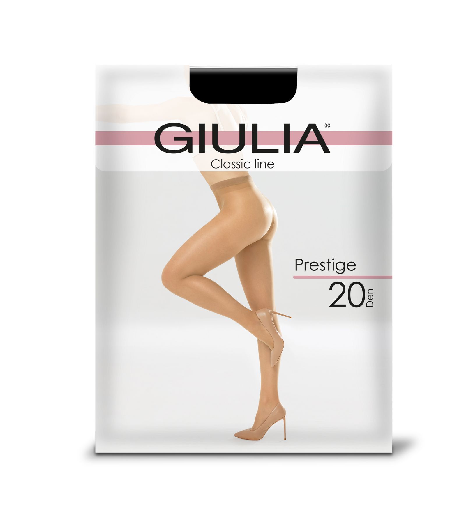 Класичні жіночі колготки giulia prestige 20 den xxl 6