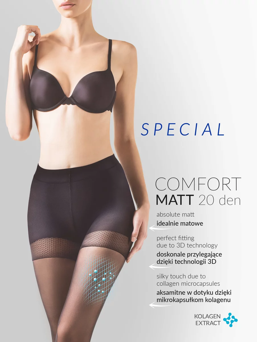 Корекційні жіночі колготки з моделюючими шортами gabriella comfort matt 20 den 5