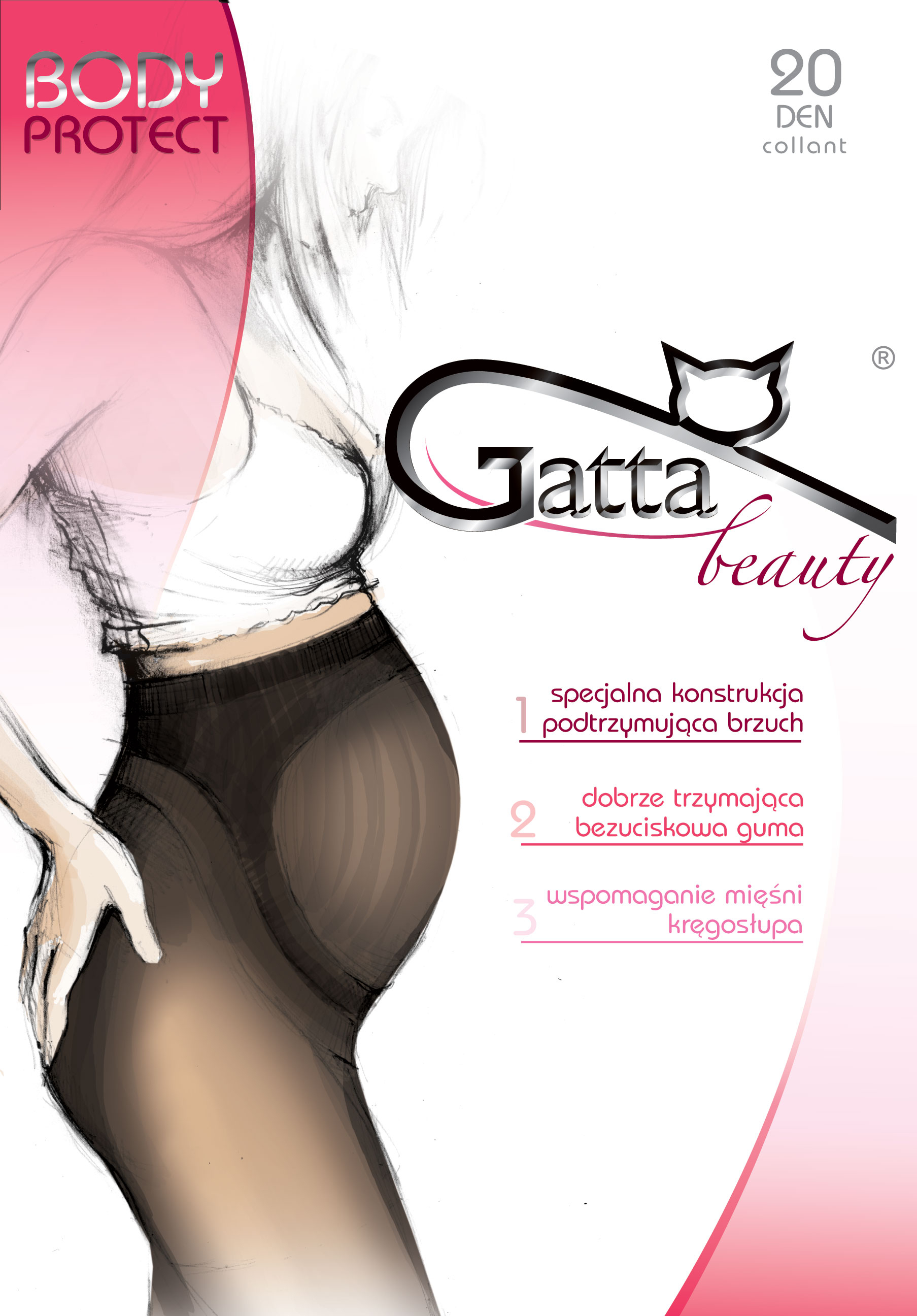 Колготки для вагітних Gatta BODY PROTECT 20