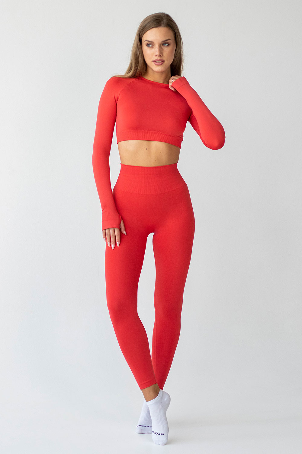 Легінси жіночі Безшовні з високою посадкою FLEXIT FLEXING LEGGINGS ACTIVE L/XL