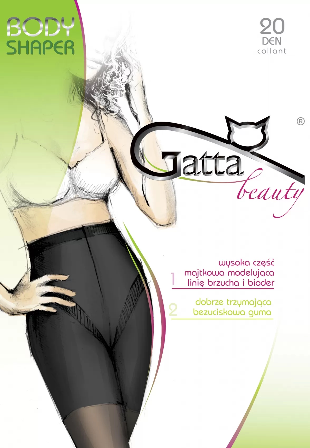 Класичні жіночі колготки gatta BODY SHAPER 20 3