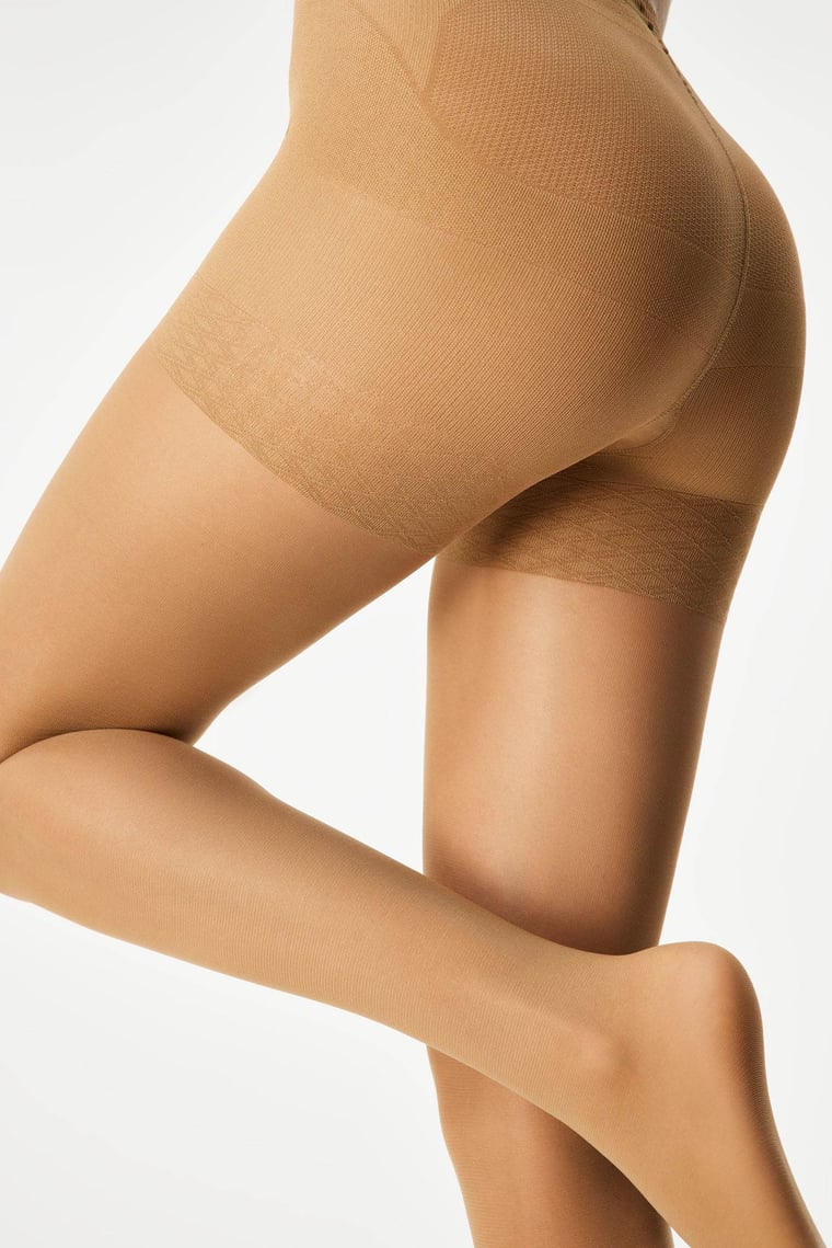 Корекційні жіночі колготки з моделюючими шортами gabriella push up 40 den
