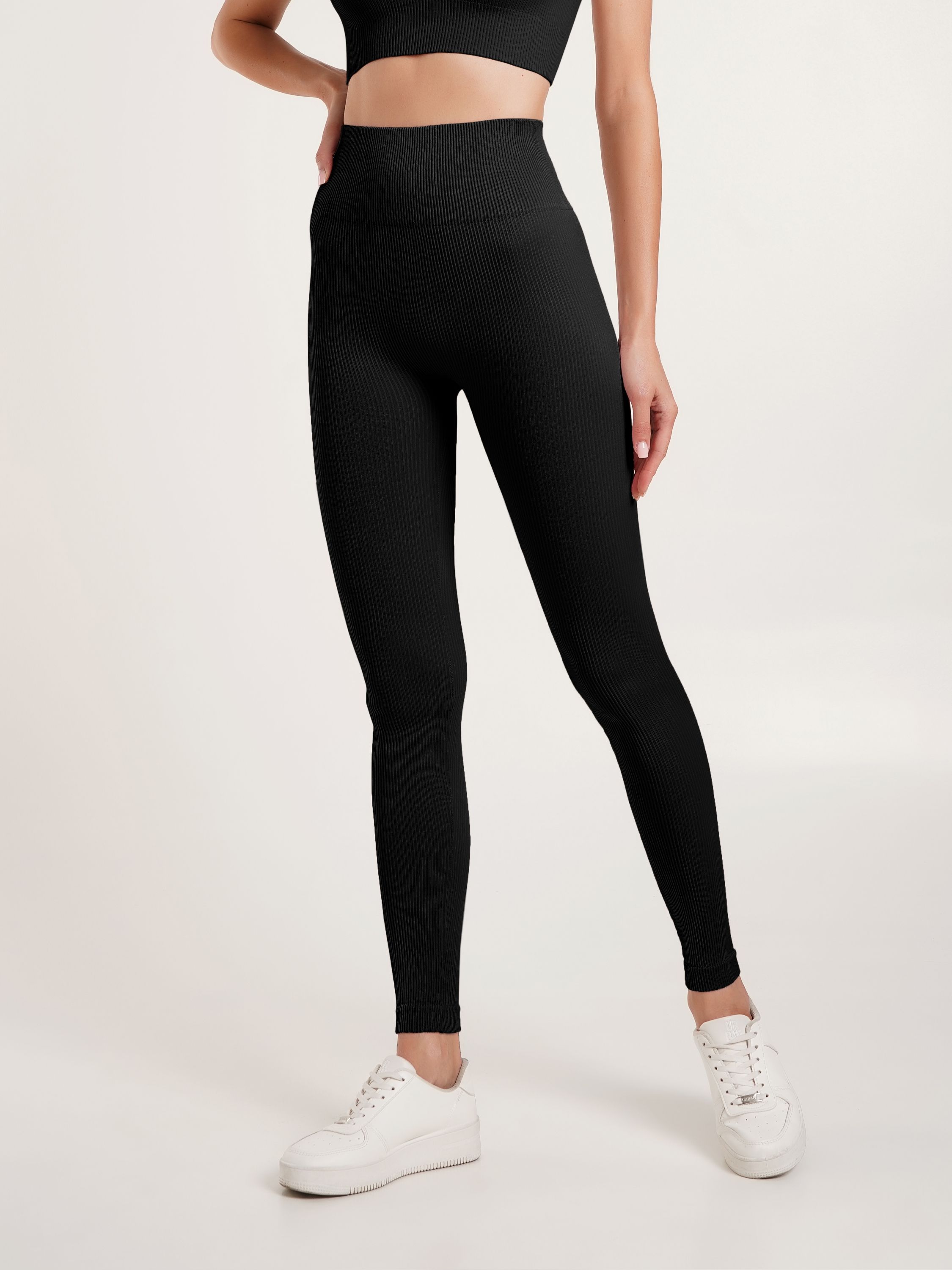 Легінси жіночі в рубчик з пуш-ап giulia leggings rib L/XL