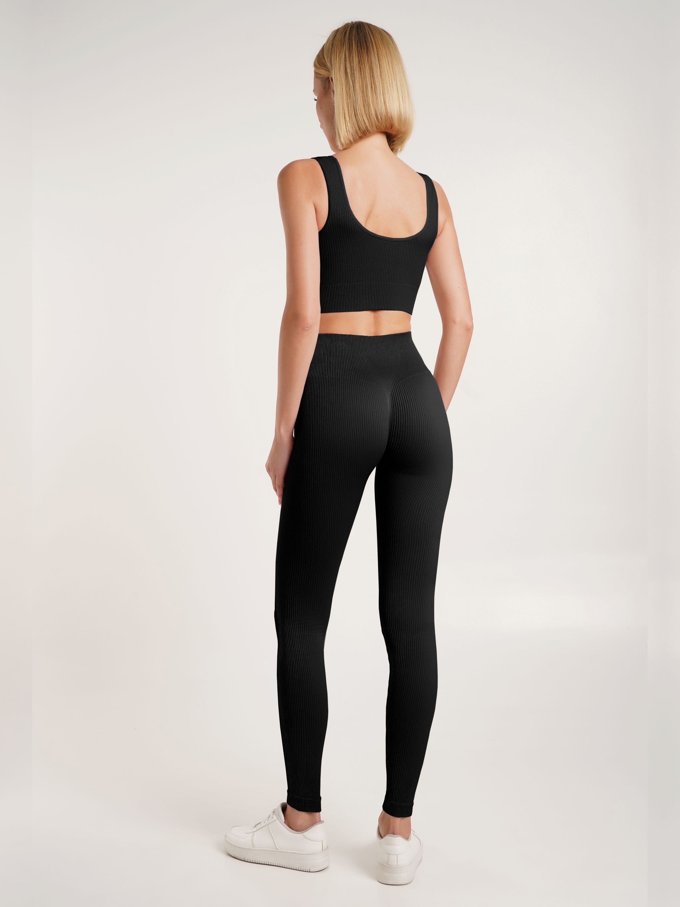 Легінси жіночі в рубчик з пуш-ап giulia leggings rib L/XL