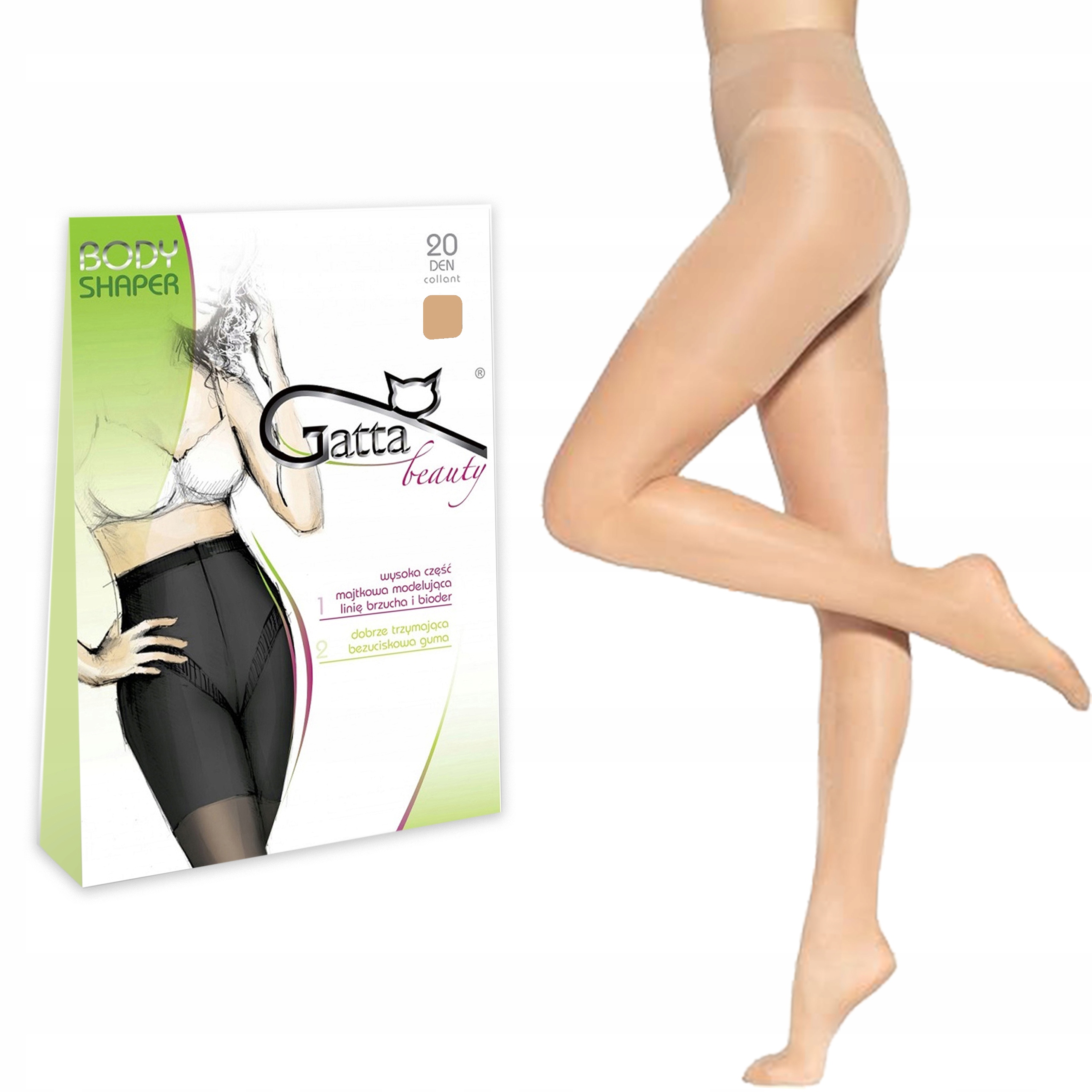 Класичні жіночі колготки gatta BODY SHAPER 20 4