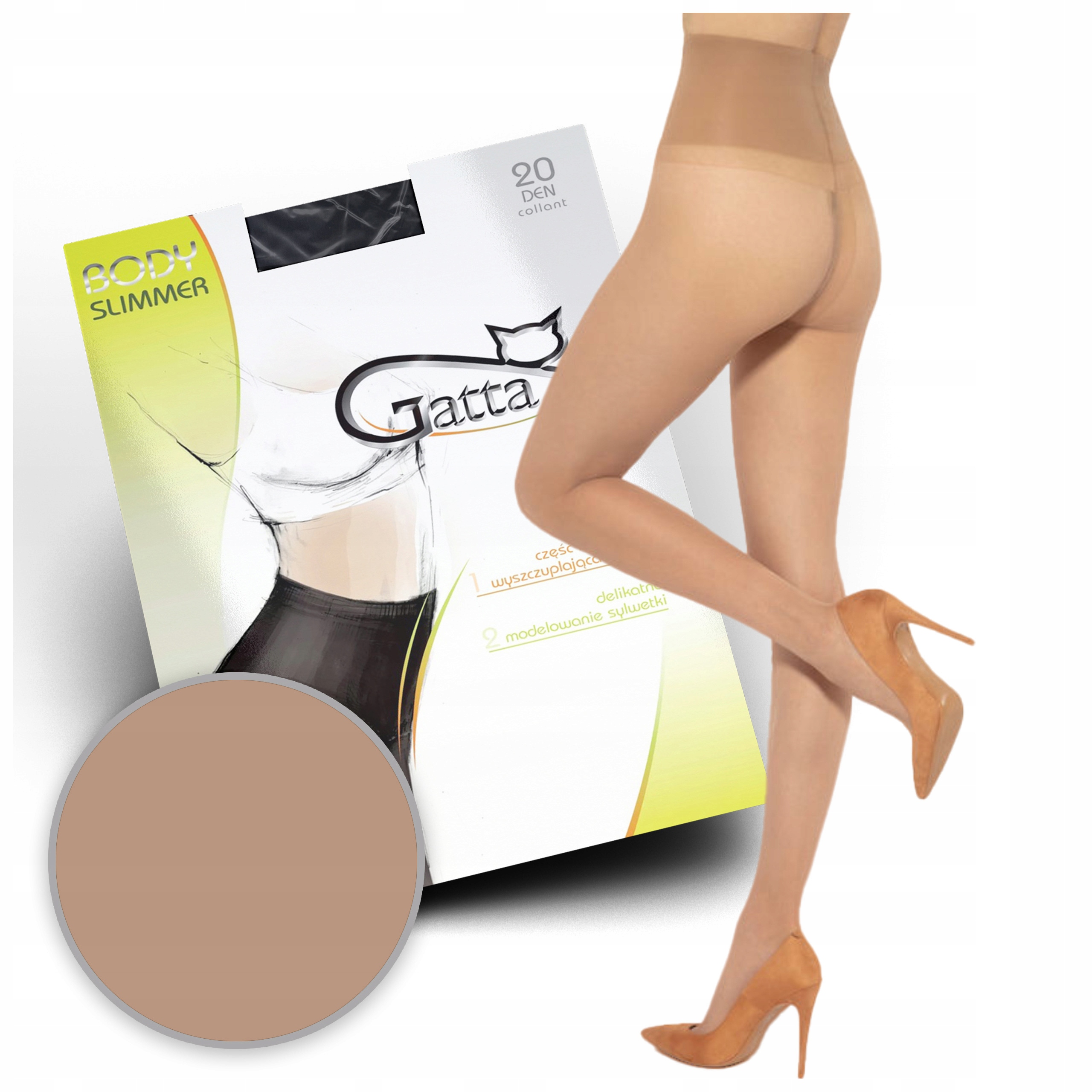 Класичні жіночі колготки gatta BODY SLIMMER 20