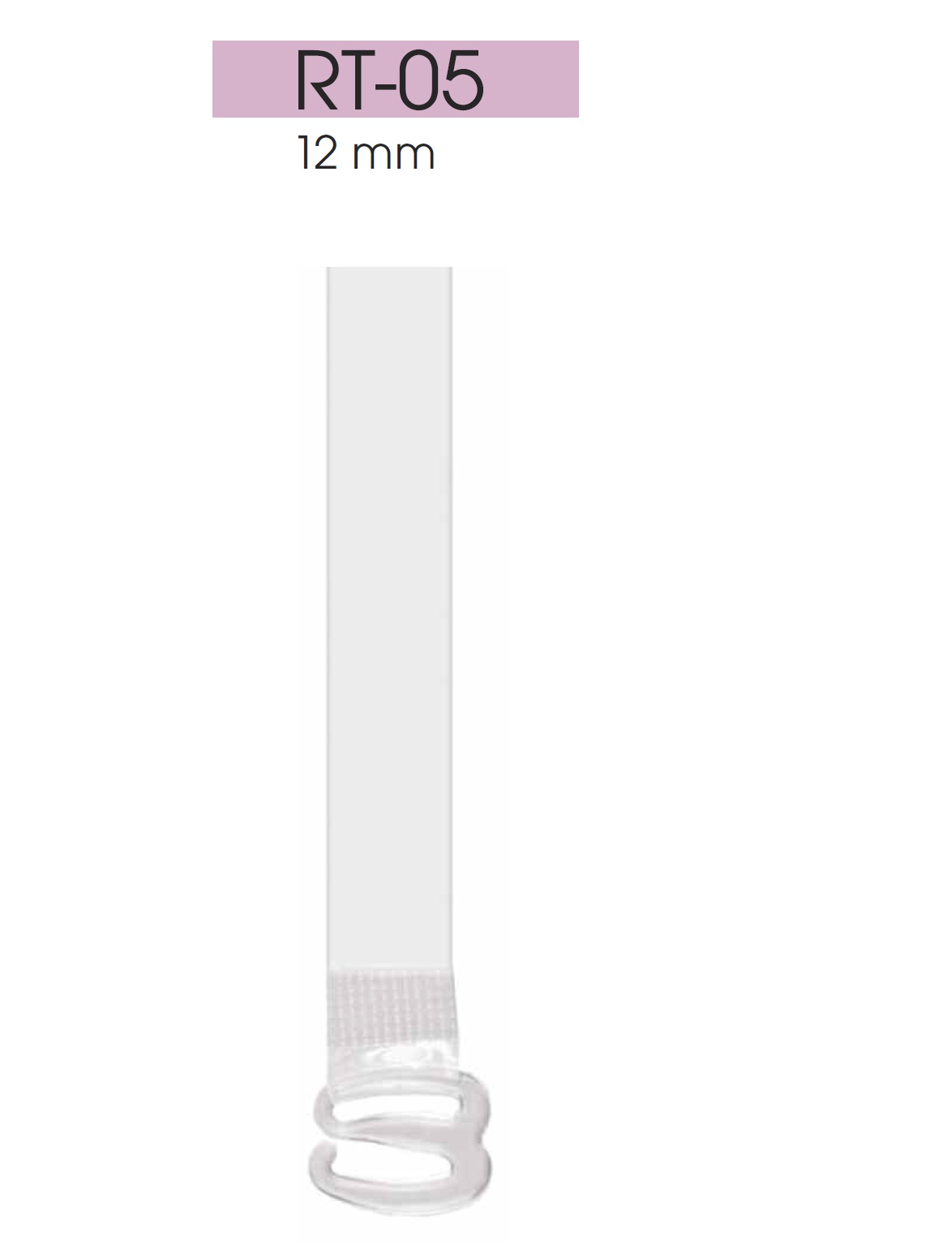Бретели для бюстгальтера силіконові JULIMEX RT-05 SILIKON 12MM one size