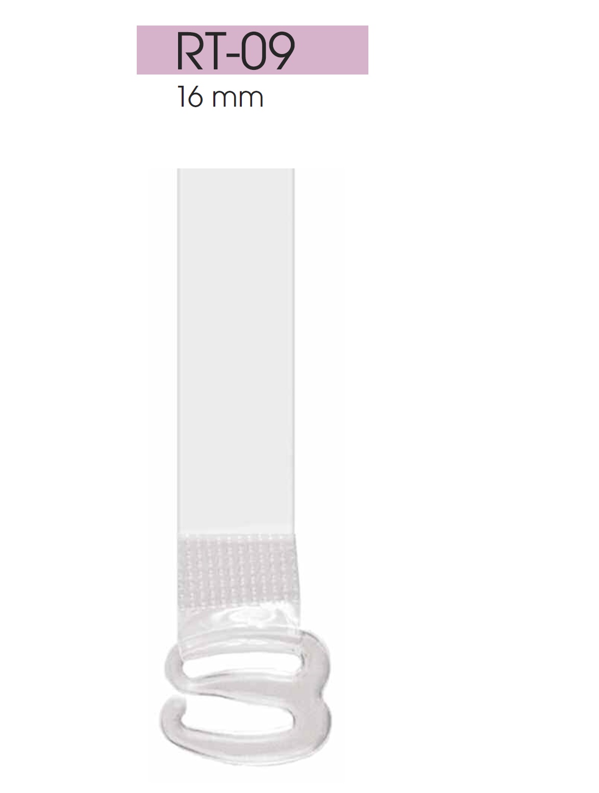 Бретели для бюстгальтера силіконові JULIMEX RT-09 SILIKON 16MM one size