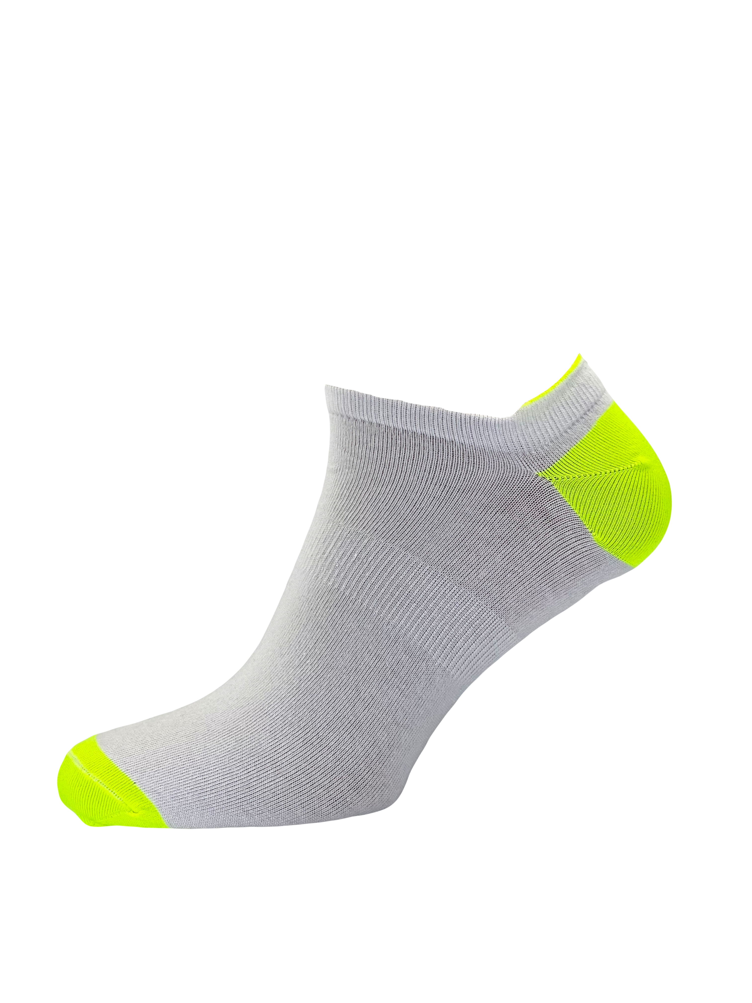 Шкарпетки чоловічі MS M0209S (ультракороткі), р.42-43, 00 білий-салатовий