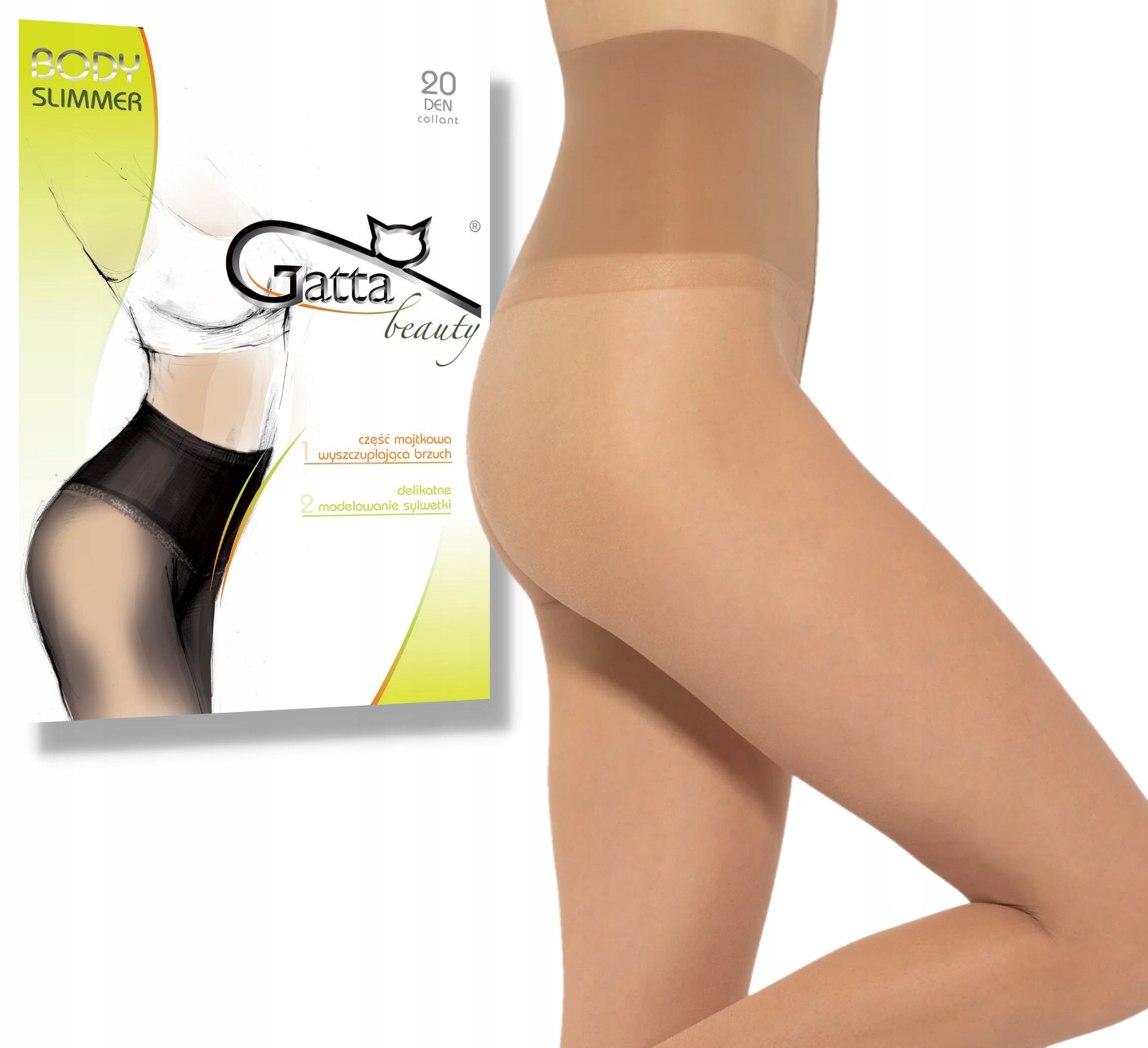 Класичні жіночі колготки gatta BODY SLIMMER 20 3