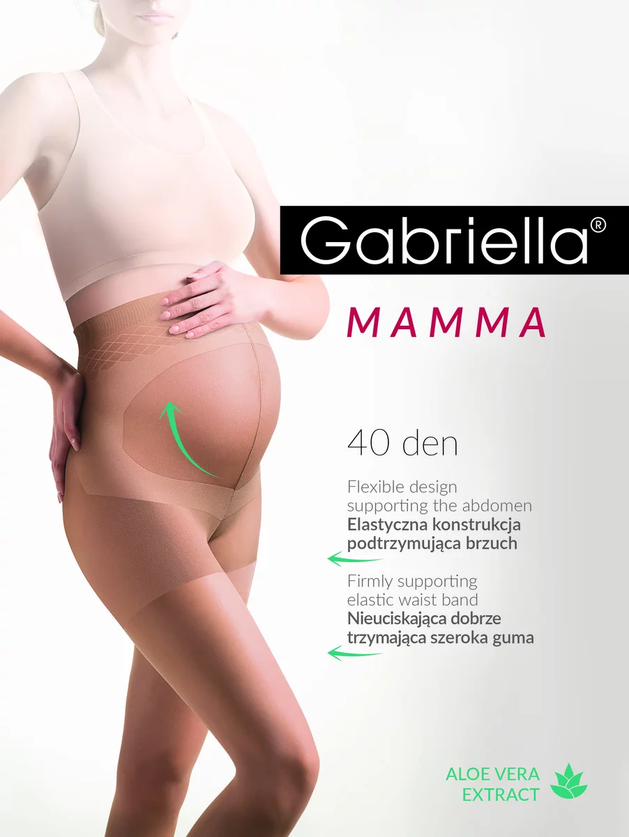 Жіночі колготки для вагітних gabriella mamma 40 den 2