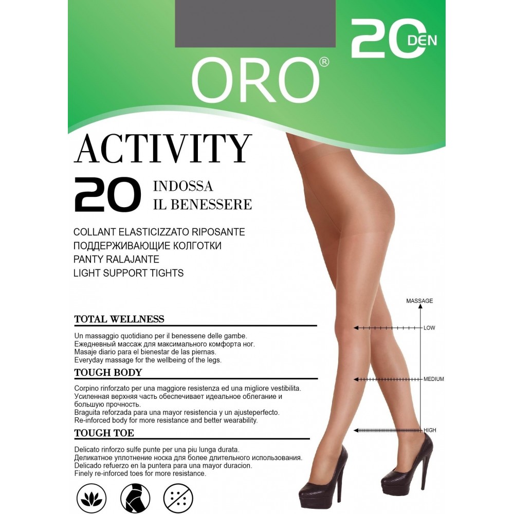 Колготки жіночі ORO ACTIVITY 20 DEN fumo 4