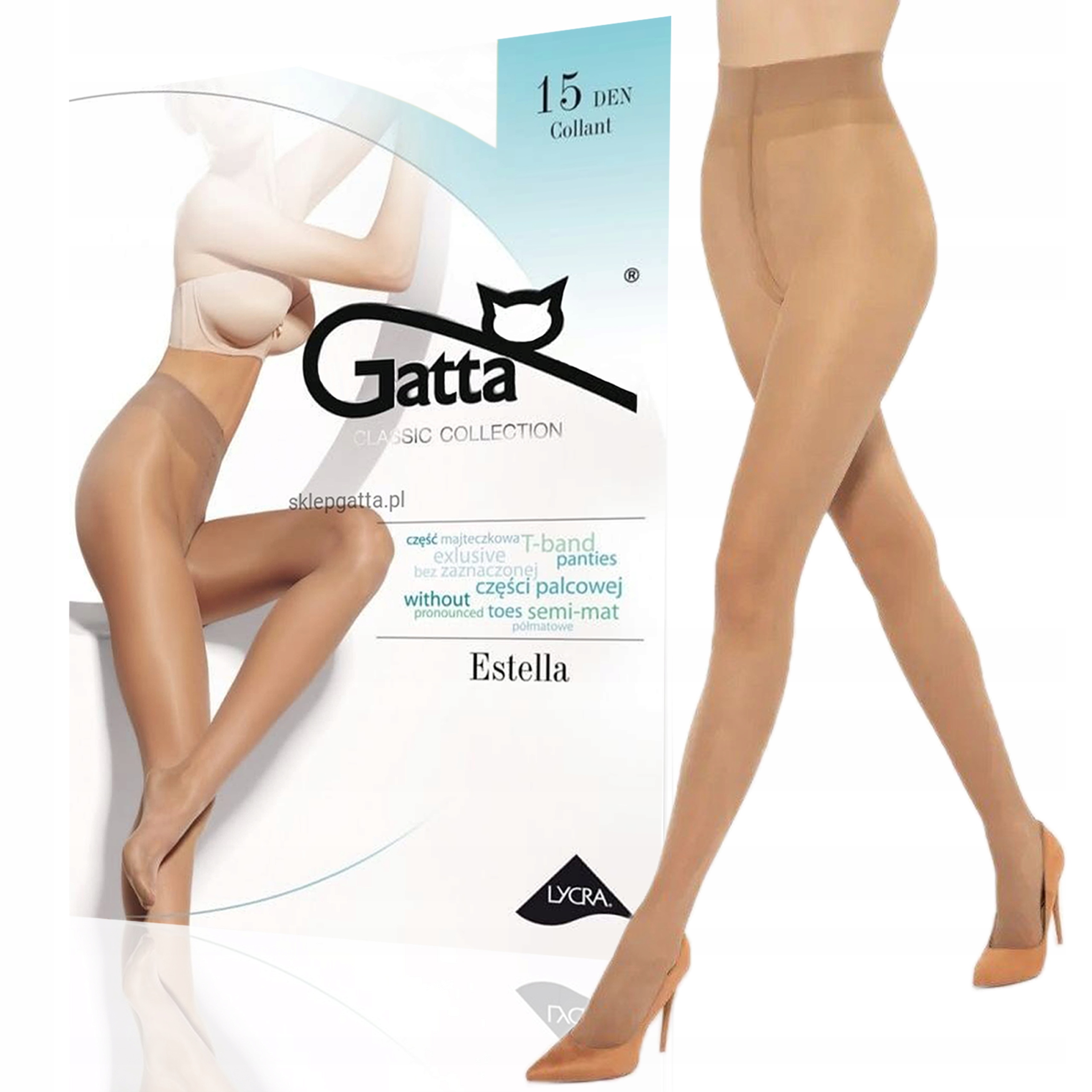 Класичні жіночі колготки gatta ESTELLA 15 4