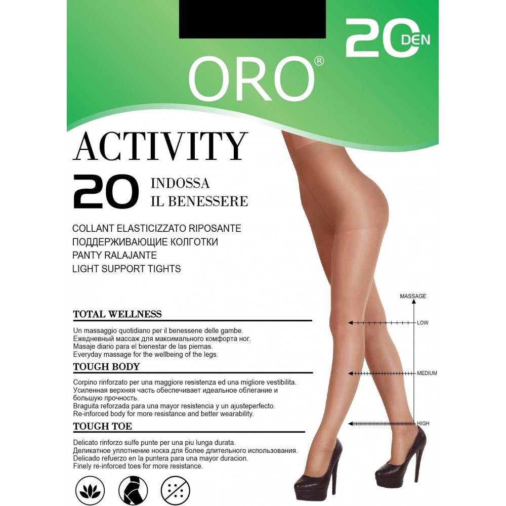Колготки жіночі ORO ACTIVITY 20 DEN nero 5
