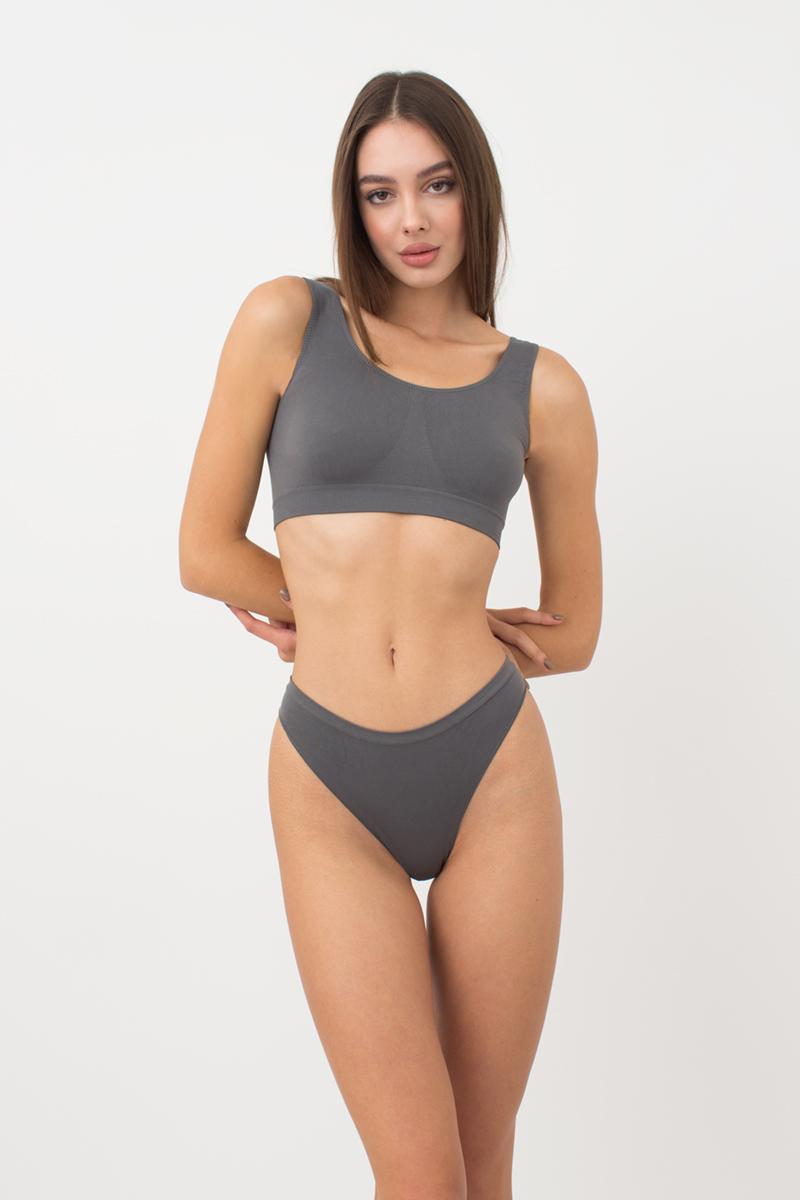 Бразиліана жіночі безшовні трусики giulia brasilian briefs color L/XL