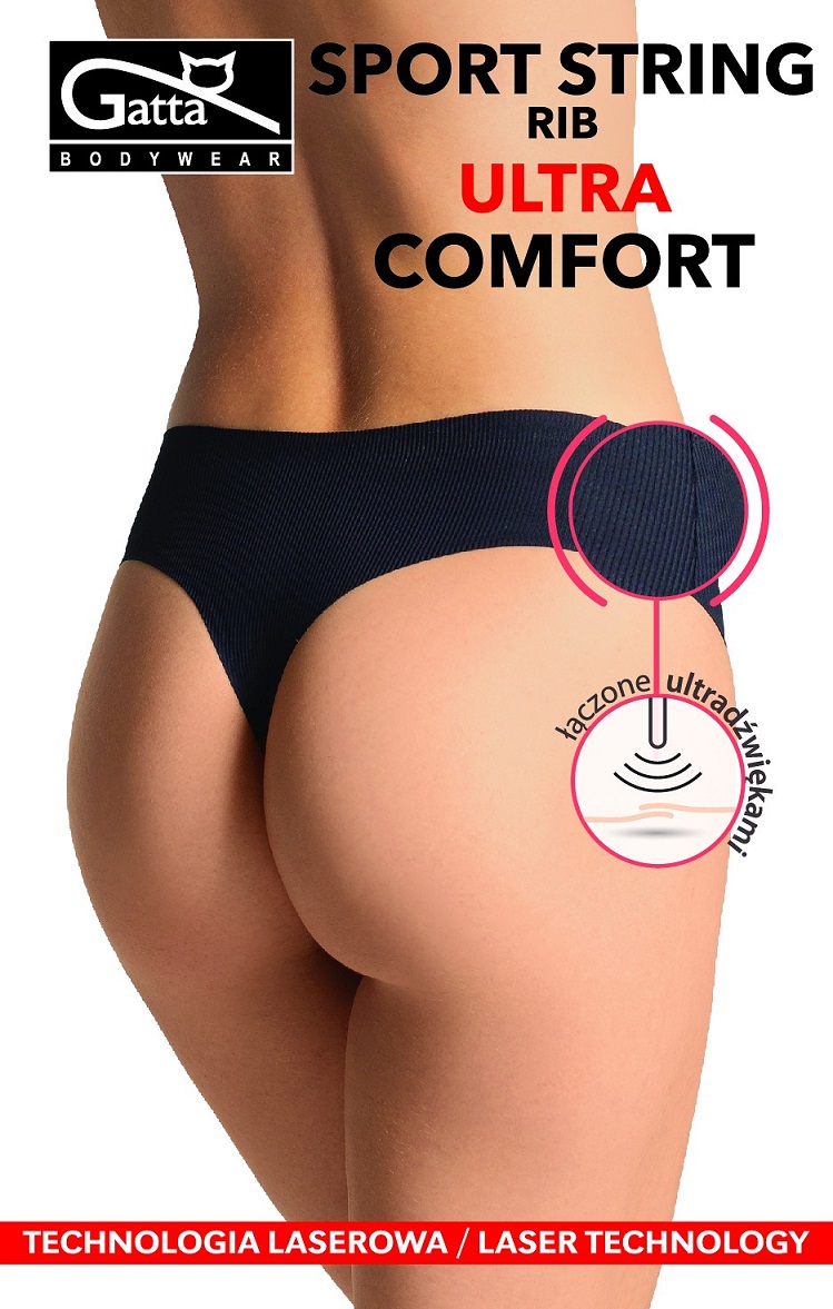 Стрінги жіночі труси GATTA SPORT STRING RIB ULTRA COMFORT