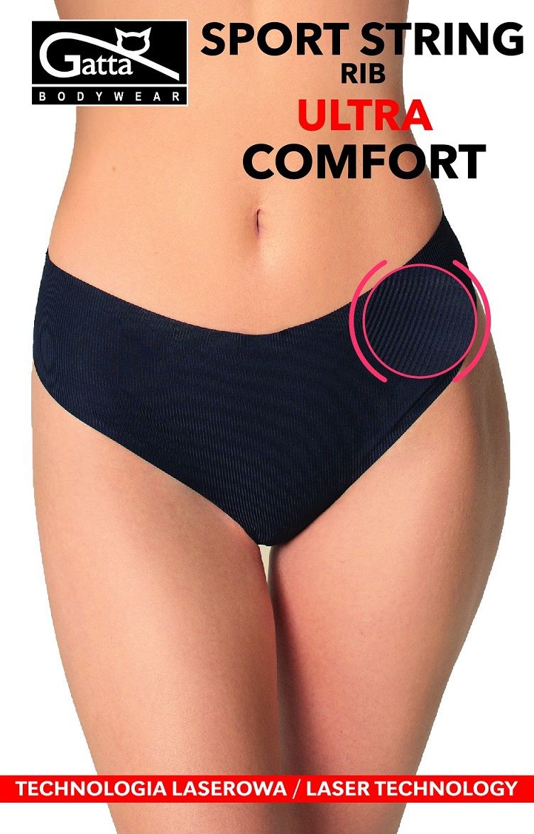 Стрінги жіночі труси GATTA SPORT STRING RIB ULTRA COMFORT