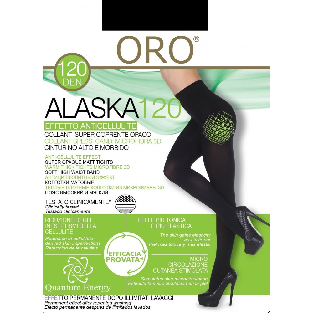 Колготки жіночі ORO ALASKA 120 DEN nero 3
