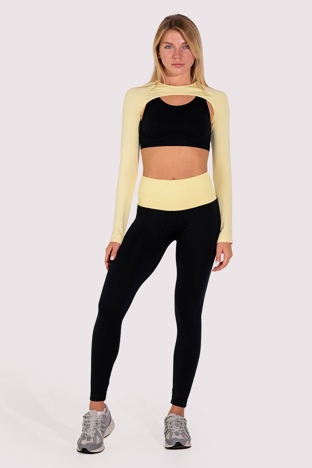 Легінси жіночі з широкою резинкою та моделюючим швом FLEXIT FLEXING LEGGINGS GLAM XXS/XS