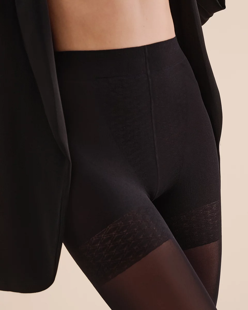 Корекційні жіночі колготки з моделюючими шортами gabriella push up 100 den 3