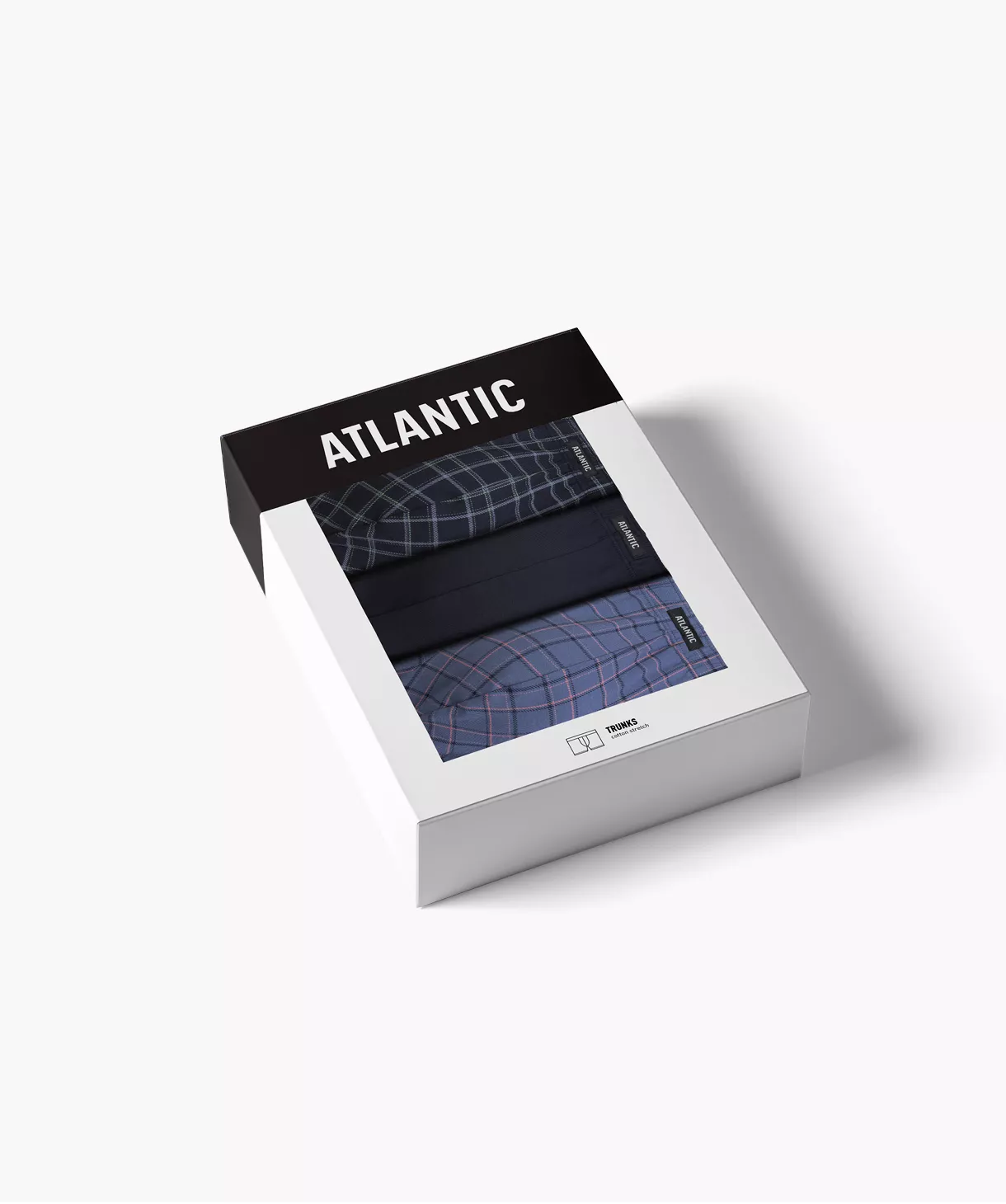 Труси шорти чоловічі боксери Atlantic 3mh 234 wl26 M
