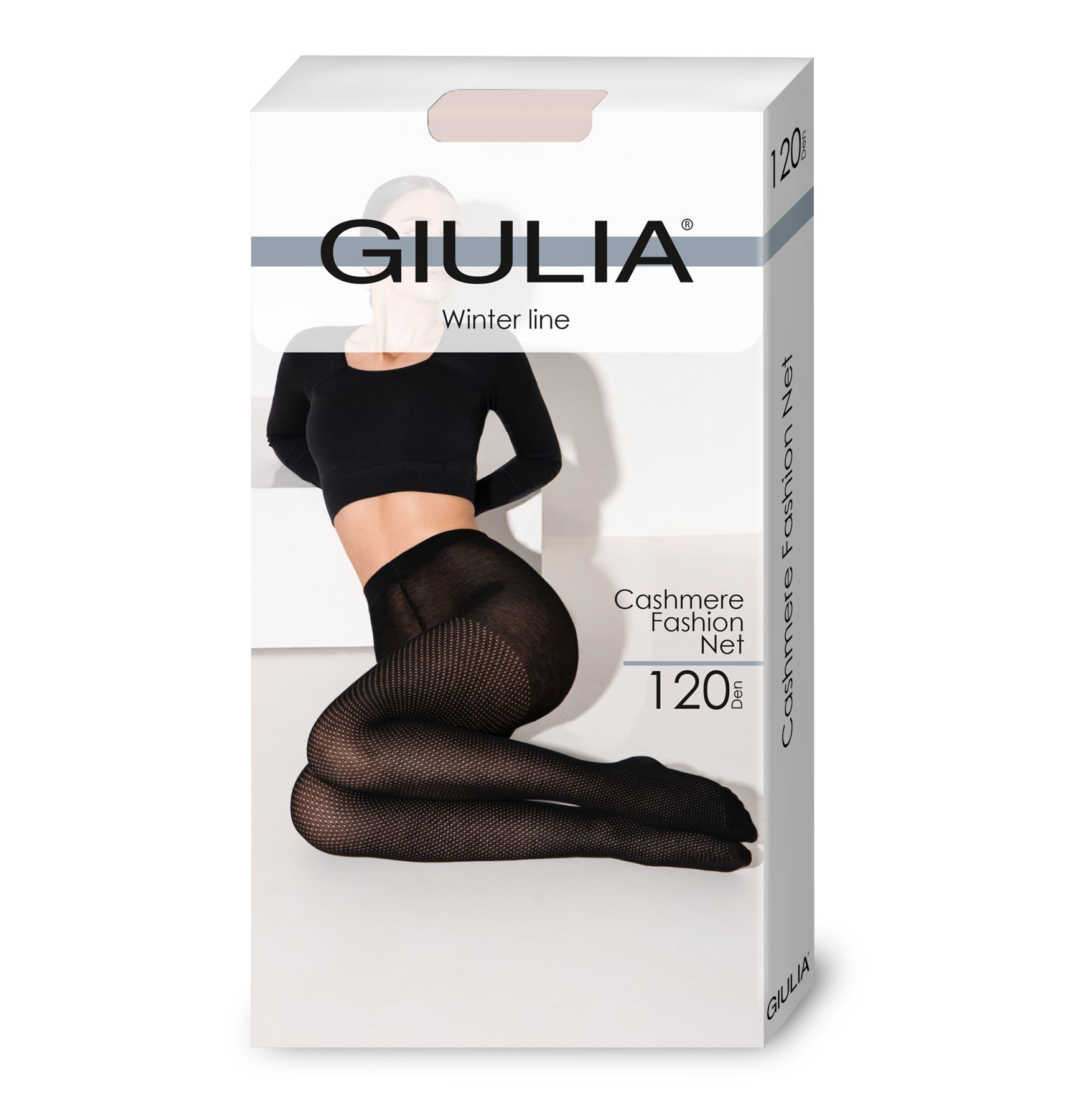 Жіночі колготки giulia cashmere fashion net 120 den model 11