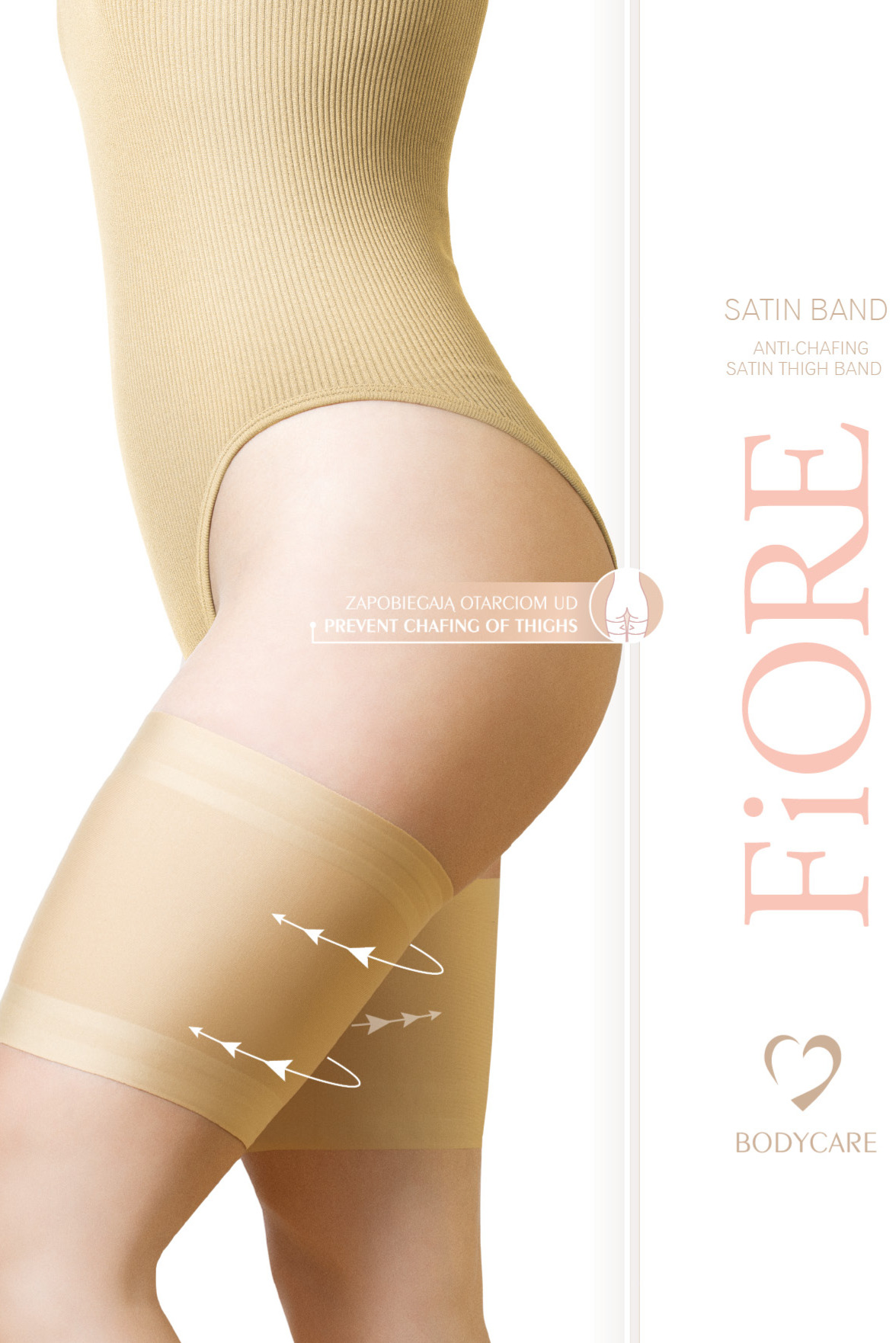 Бандалетки жіночі сатинові fiore satin band 3/4