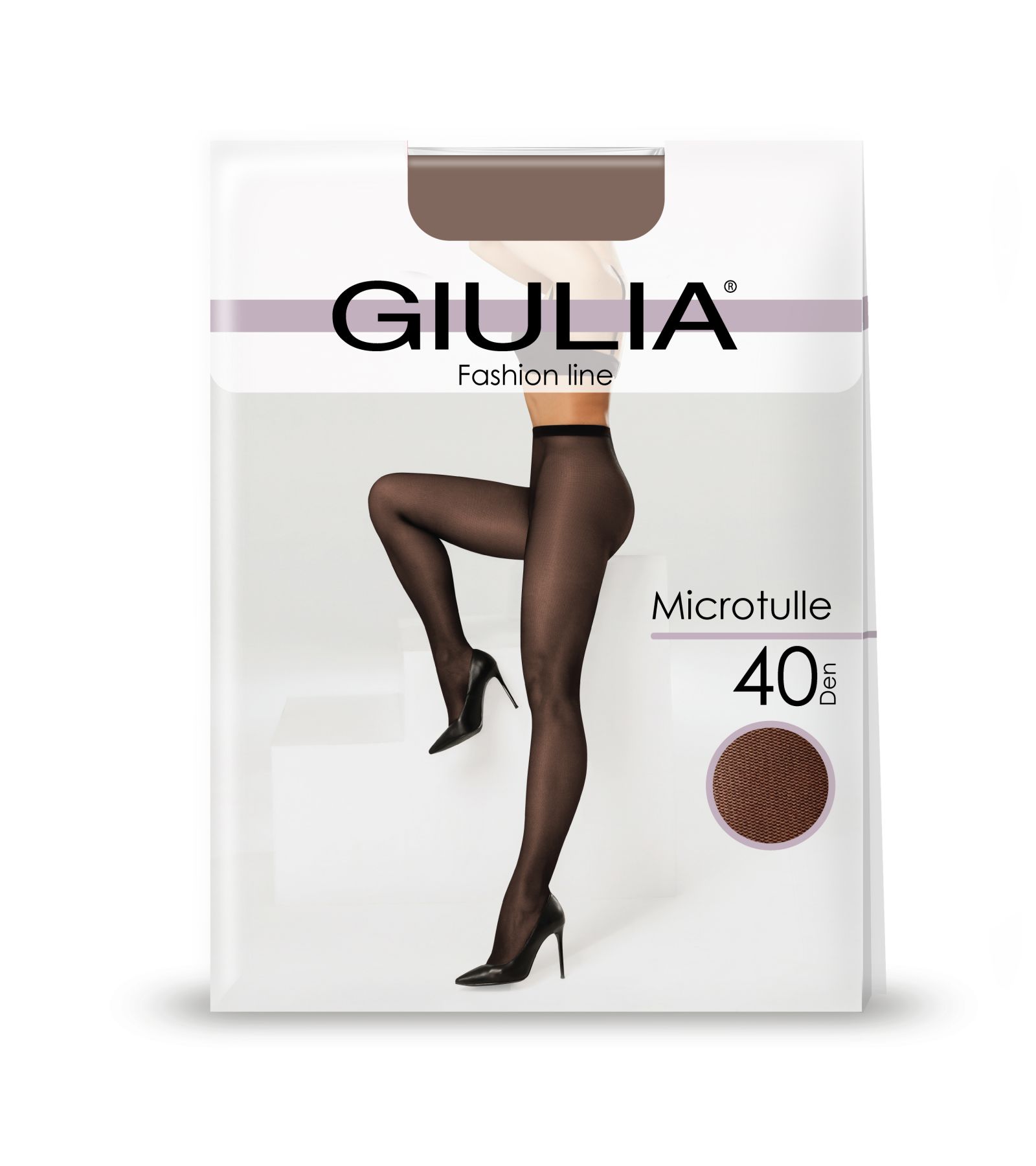 Класичні жіночі колготки мікросітка giulia microtulle 40 den