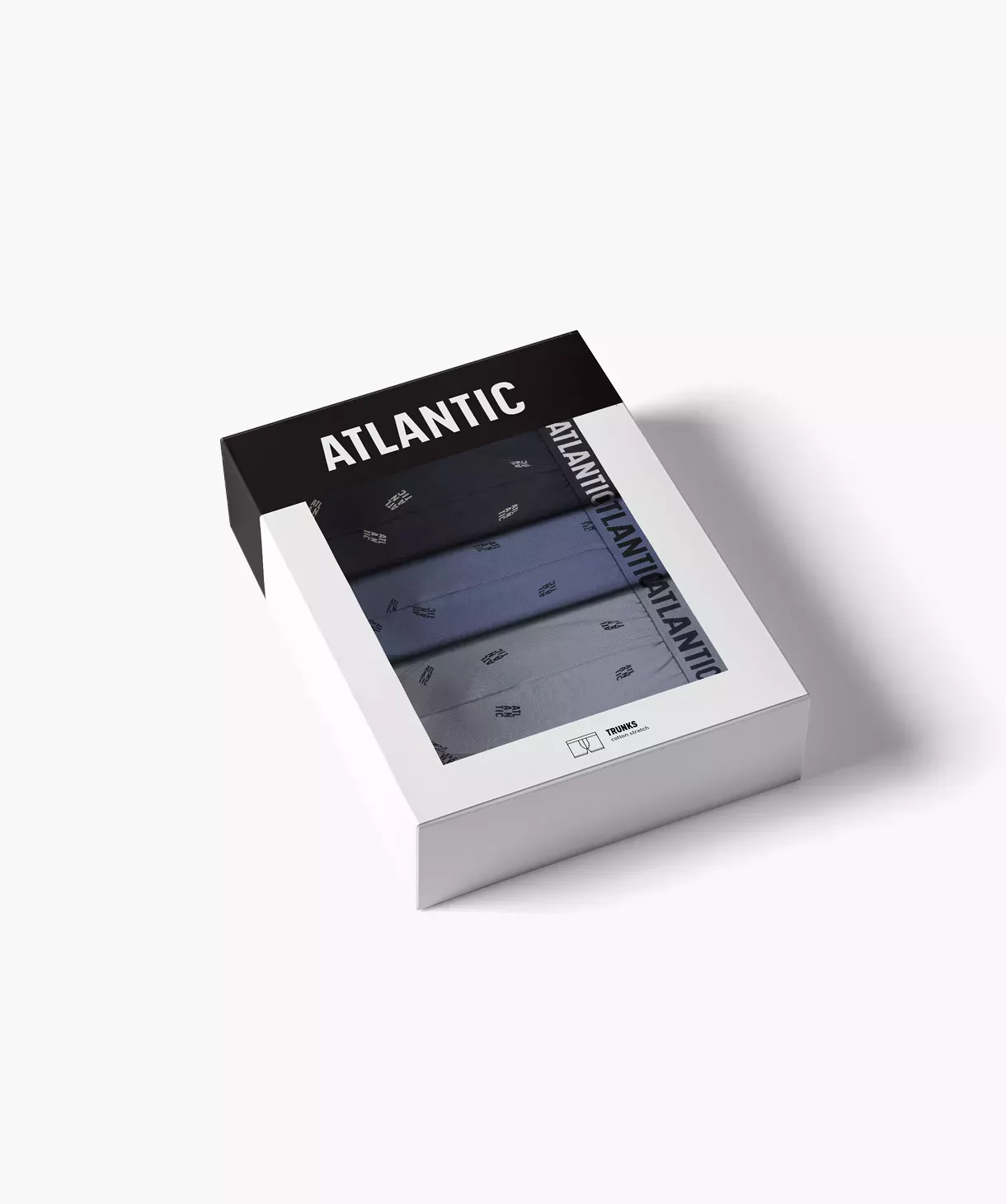 Труси шорти чоловічі боксери Atlantic 3mh 227 wl26 M
