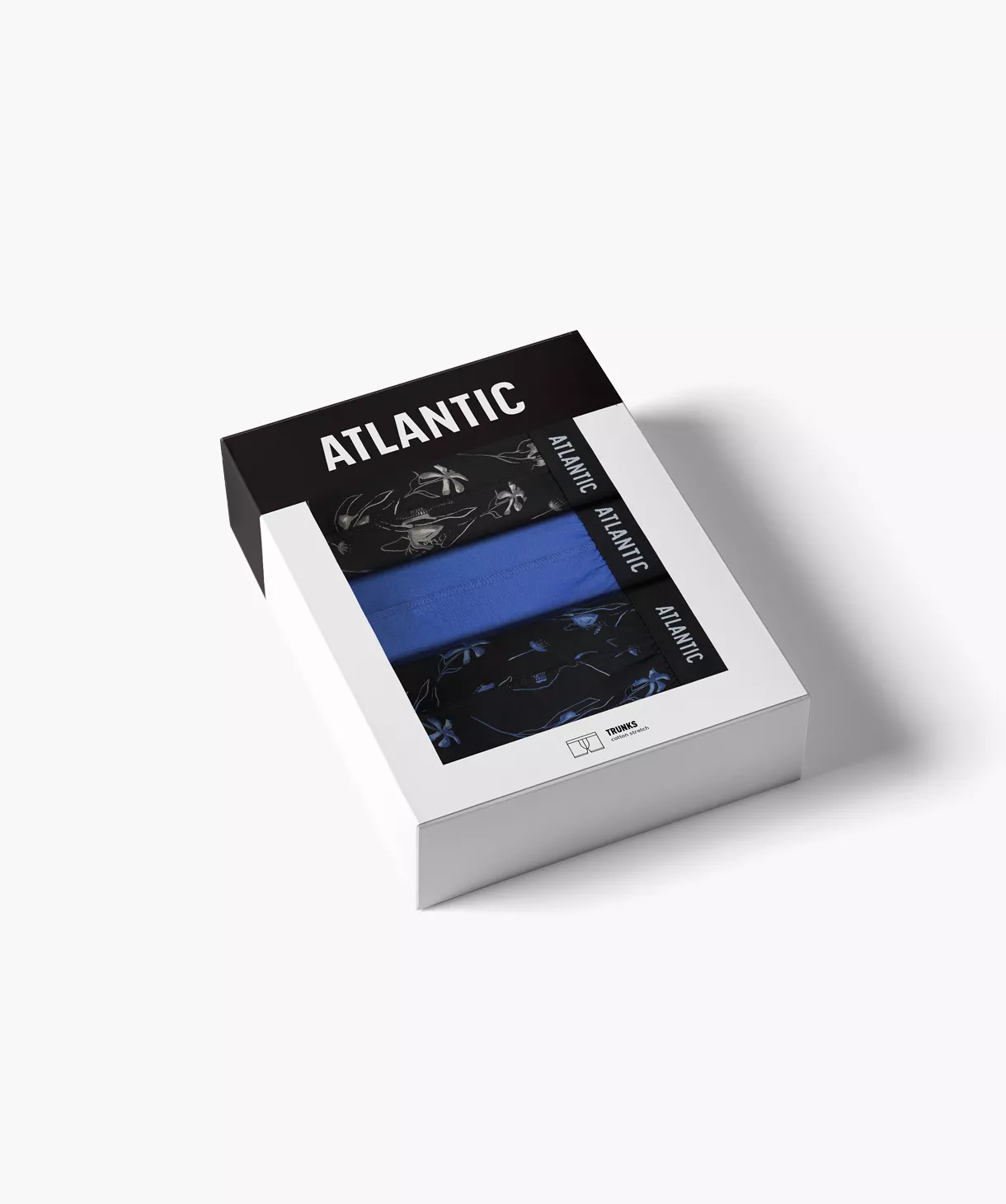 Труси шорти чоловічі боксери Atlantic 3mh 229 wl26 M