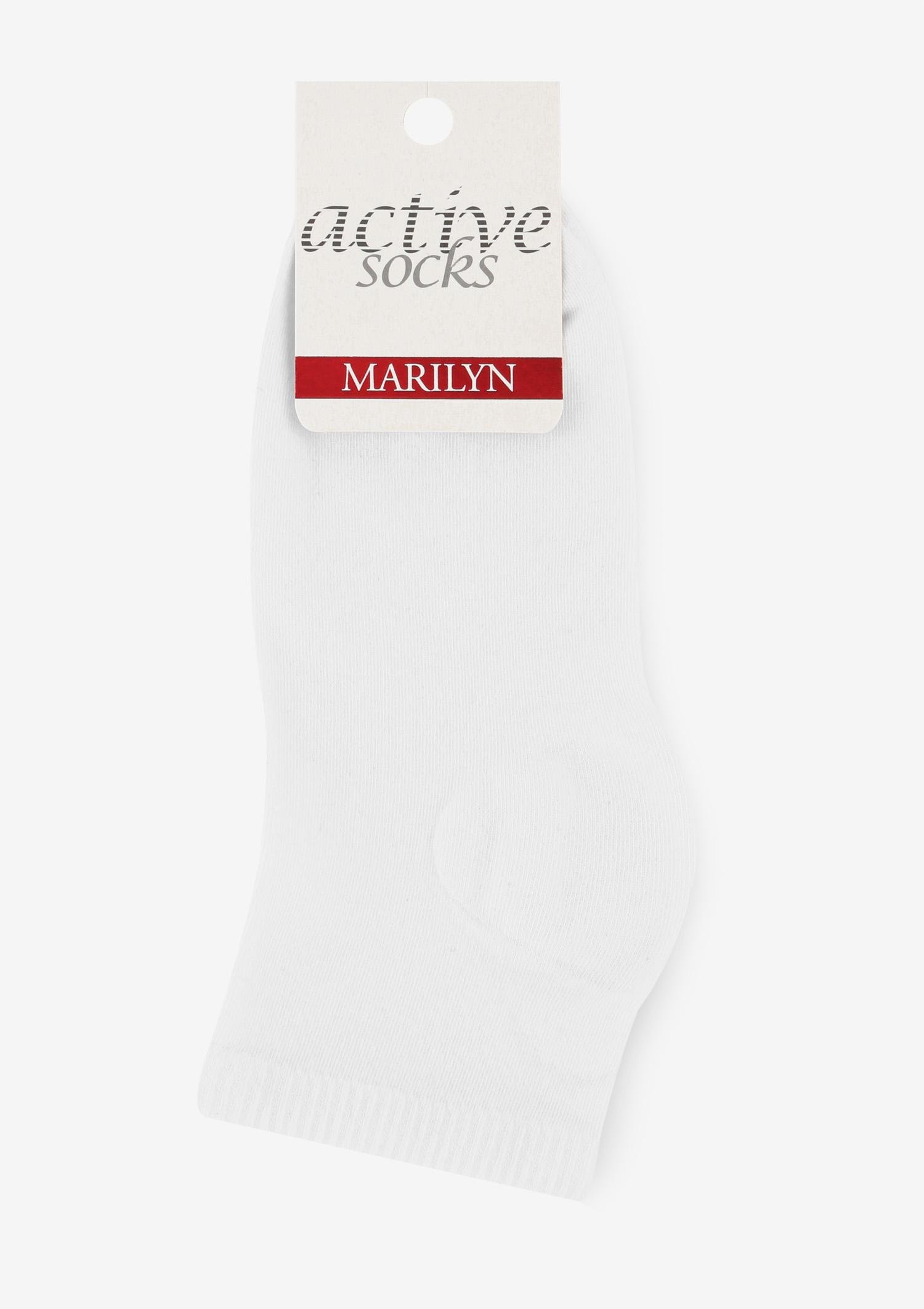 Жіночі гладкі шкарпетки Marilyn Forte 58 B white 36-40