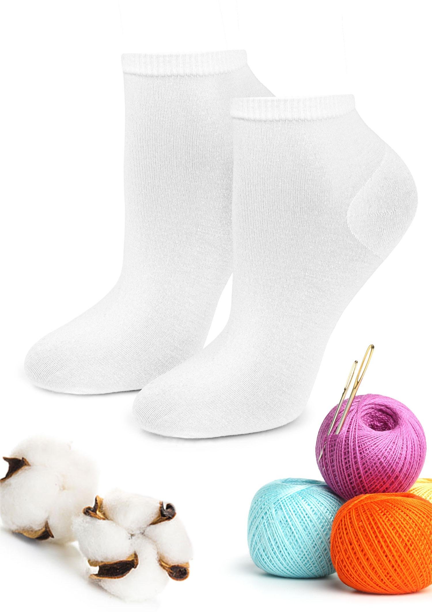 Жіночі гладкі шкарпетки Marilyn Forte 58 B white 36-40