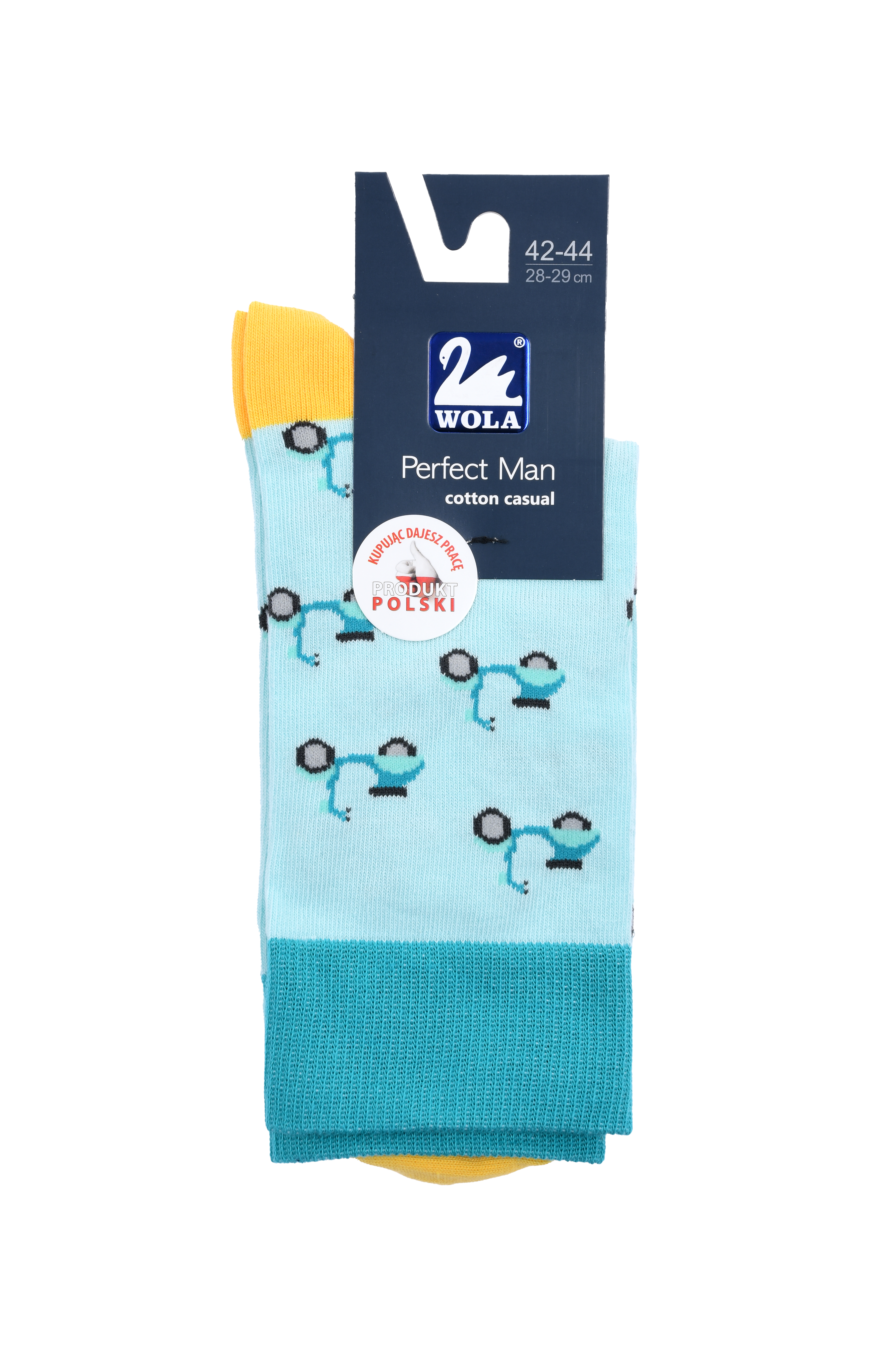 Шкарпетки чоловічі W94.N03 р.42-44 509 блакитний/aqua