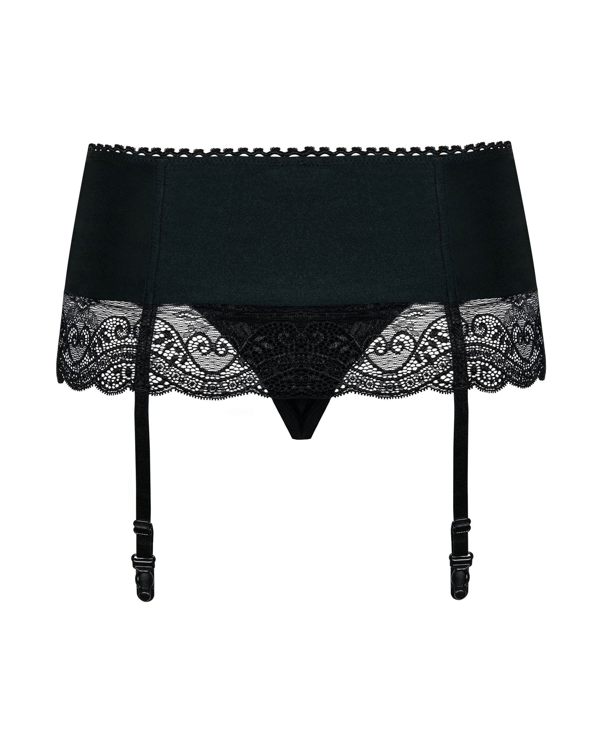 Пояс obsessive Miamor зі стрінгами S/M