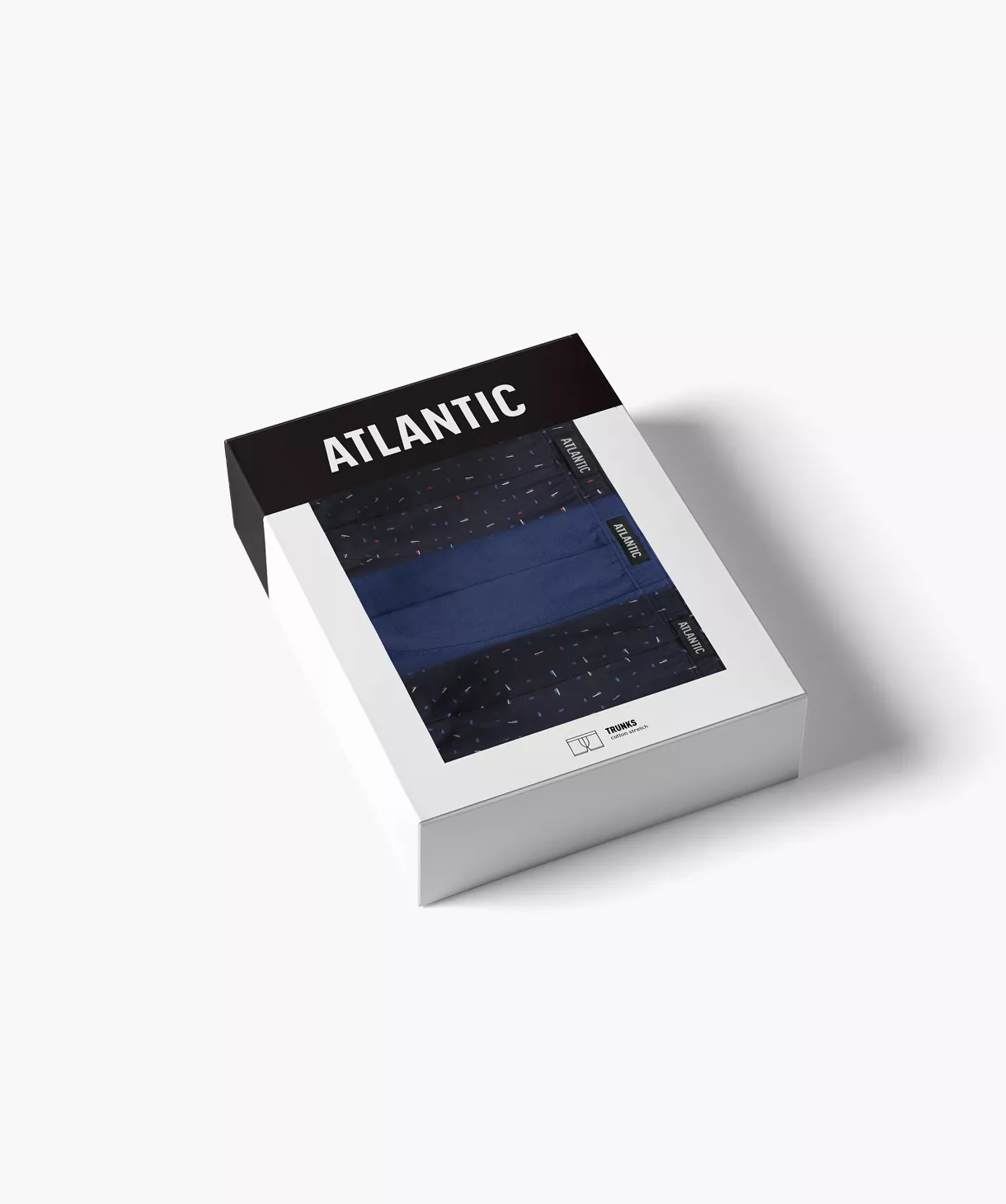 Труси шорти чоловічі боксери Atlantic 3mh-194 jz24 S