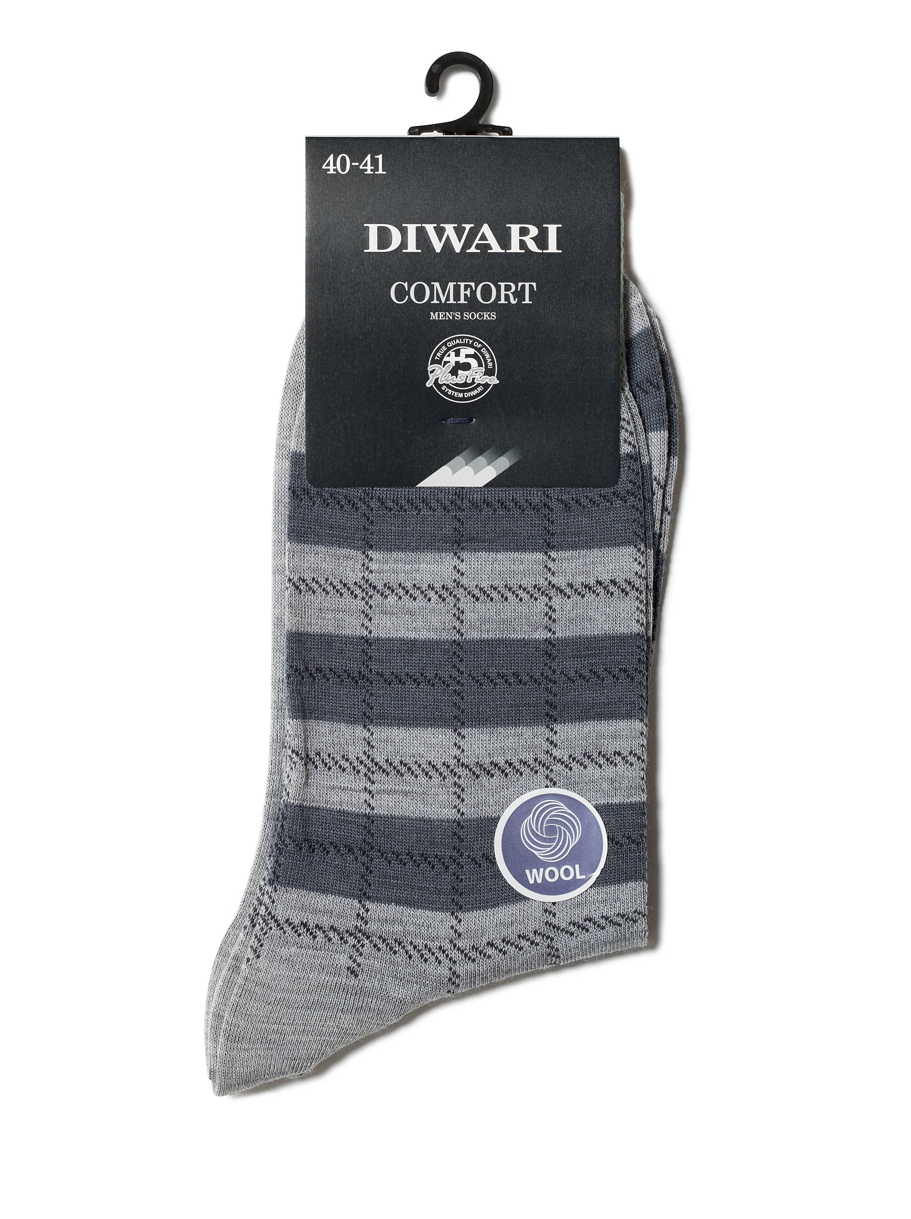 Шкарпетки чол. COMFORT (вовна) 16С-86СП, р.29, 051 сірий
