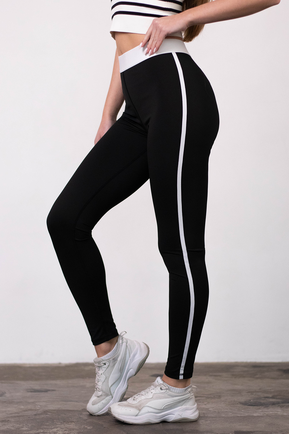 Легінси жіночі Брюки Flexit Everyday Comfort обтислі, еластичний трикотаж black S