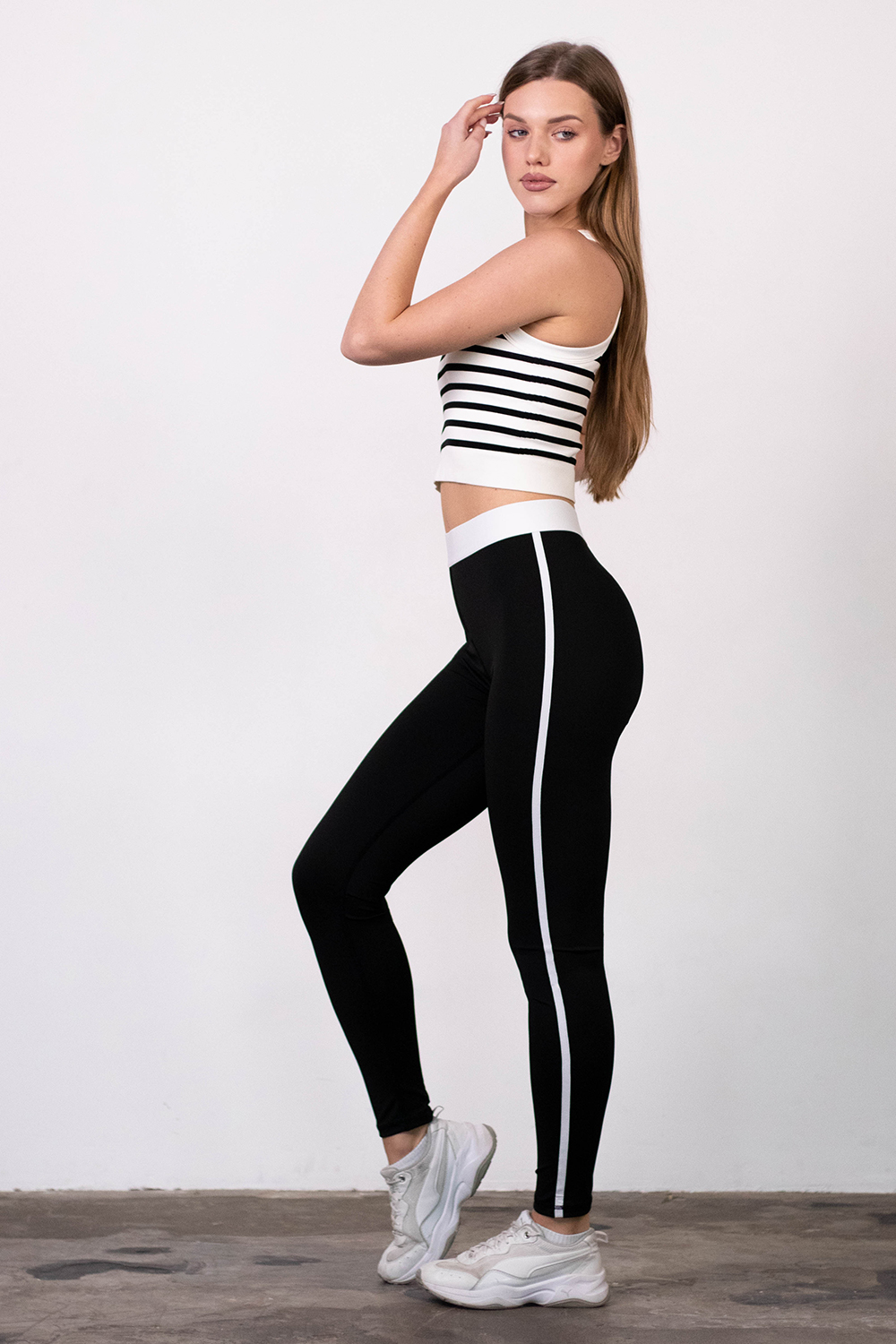 Легінси жіночі Брюки Flexit Everyday Comfort обтислі, еластичний трикотаж black M