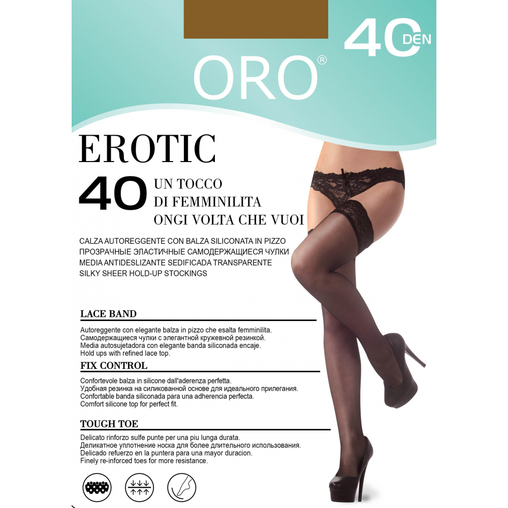 Панчохи жіночі ORO EROTIC 40 DEN semane 3/4