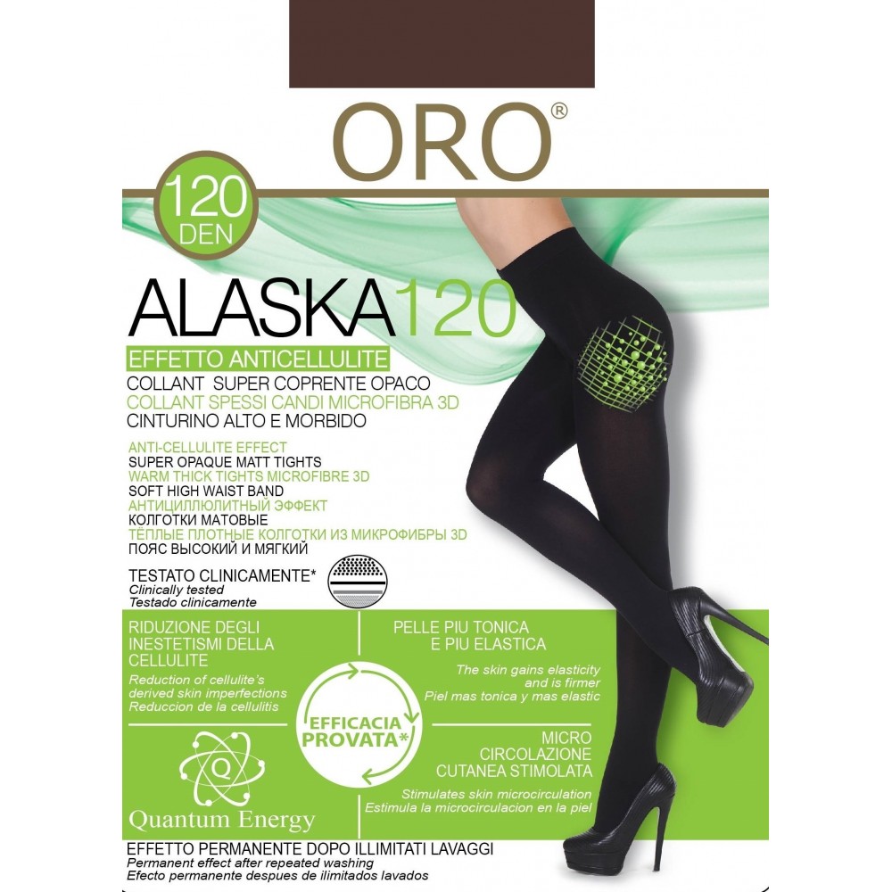 Колготки жіночі ORO ALASKA 120 DEN caffe 2