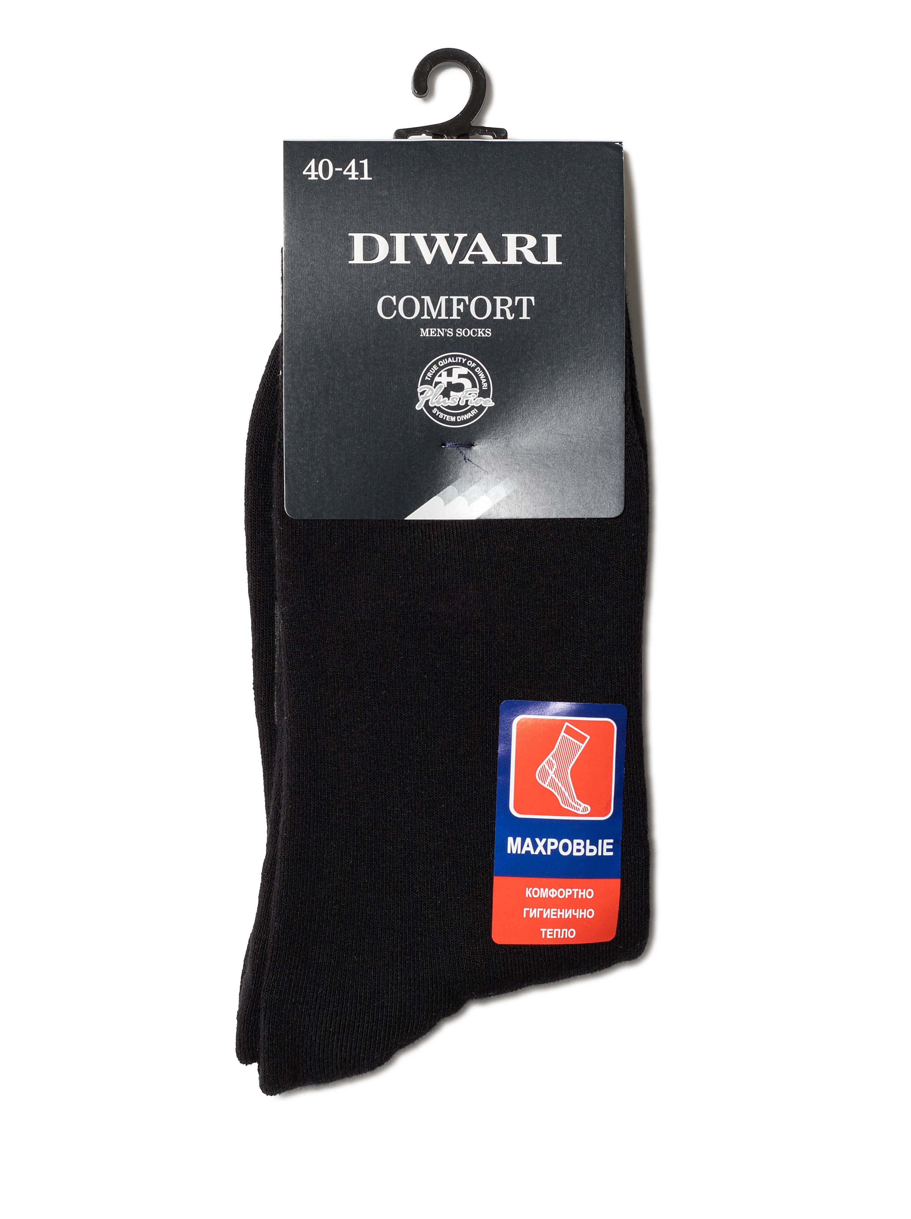Шкарпетки чол. COMFORT (махрові) 7С-24СП, р.25, 000 чорний