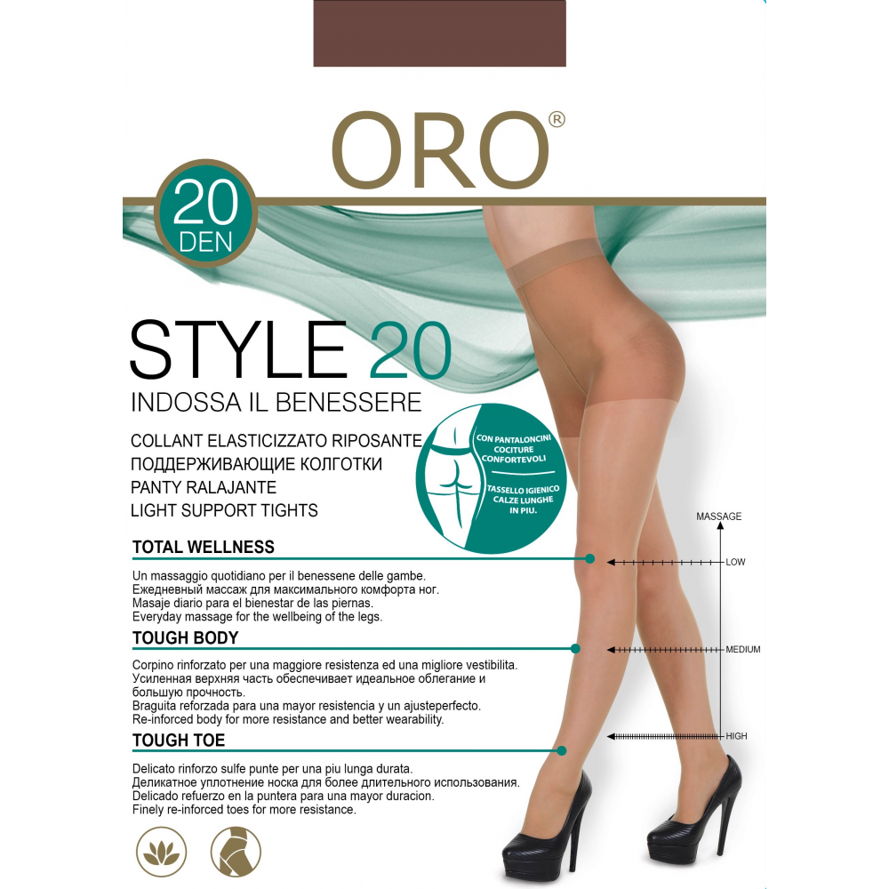 Колготки жіночі ORO STYLE 20 DEN lion 4
