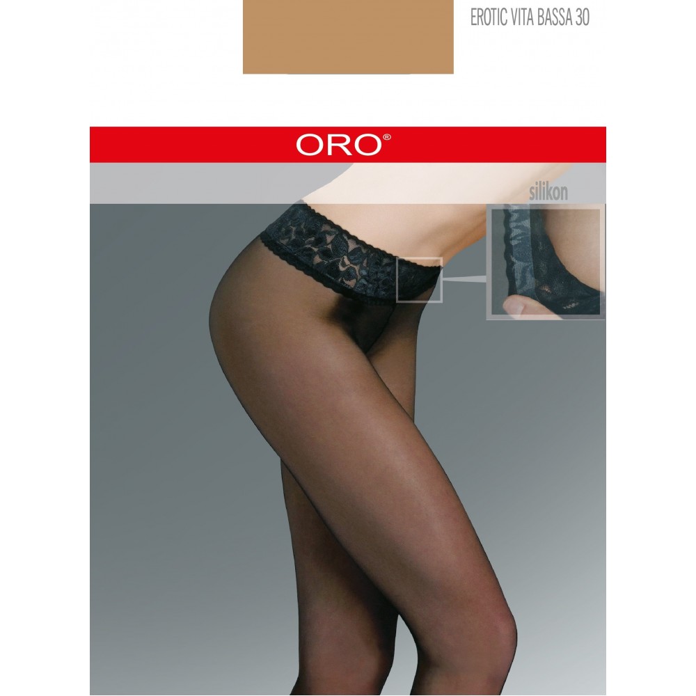 Колготки жіночі ORO EROTIC TOP 30 DEN visone 2