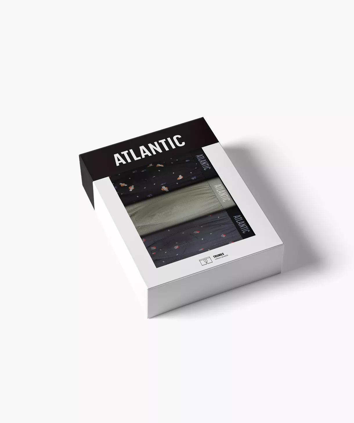 Труси шорти чоловічі боксери Atlantic 3mh 211 wl25 XXL