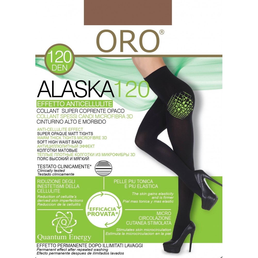 Колготки жіночі ORO ALASKA 120 DEN cappuccino 3