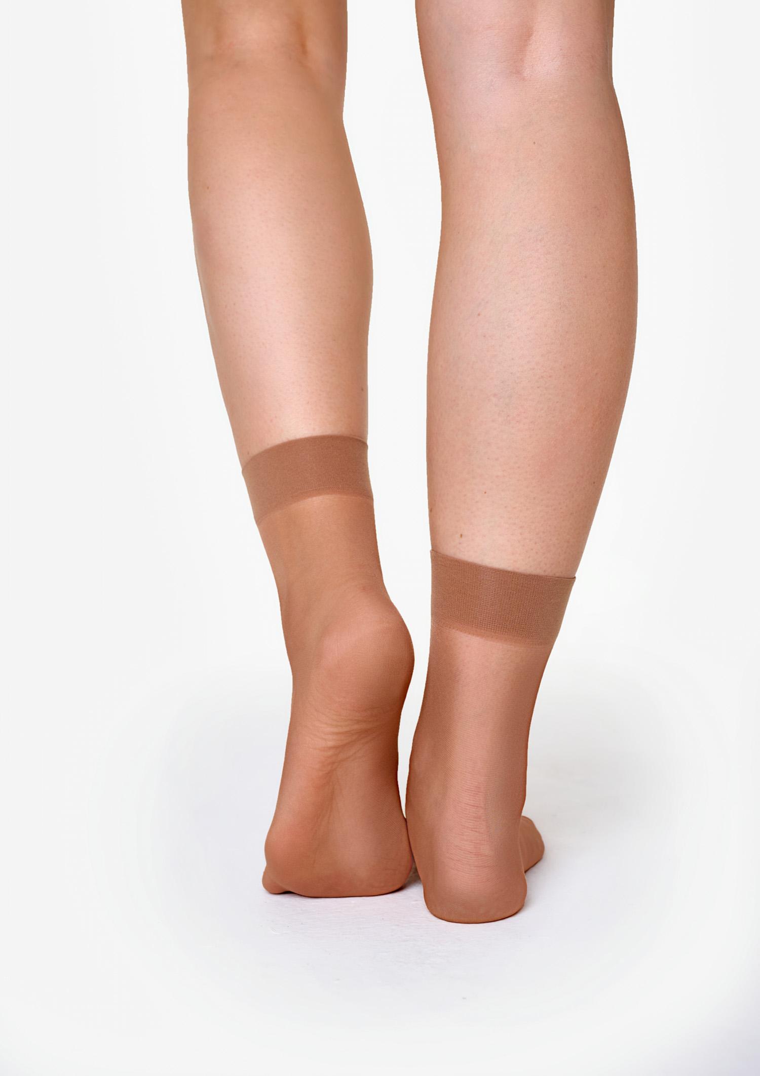 Жіночі гладкі шкарпетки з лайкрою Marilyn petki 15 den 2 пари one size